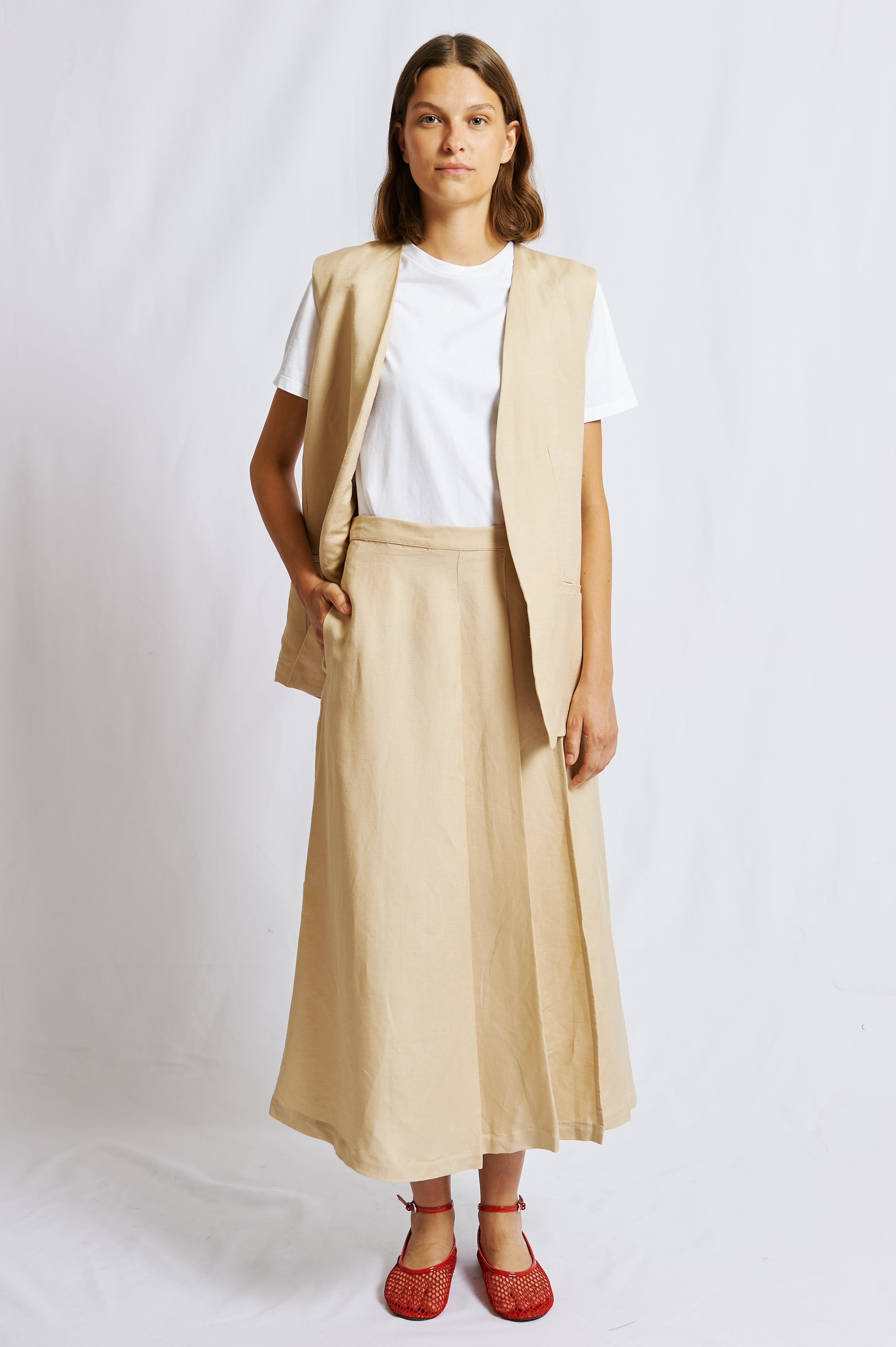 ZITA SKIRT BEIGE