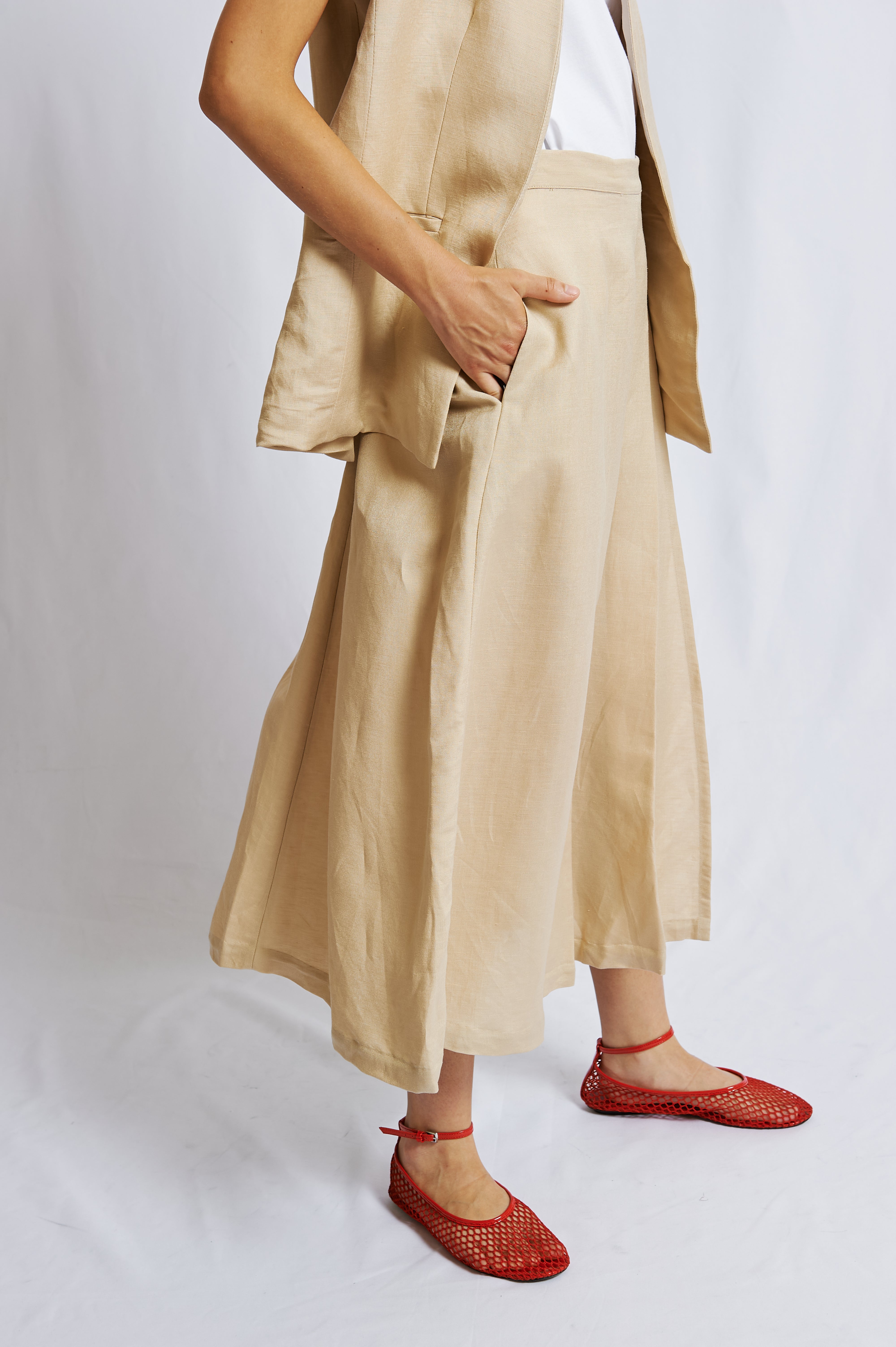 FALDA ZITA BEIGE