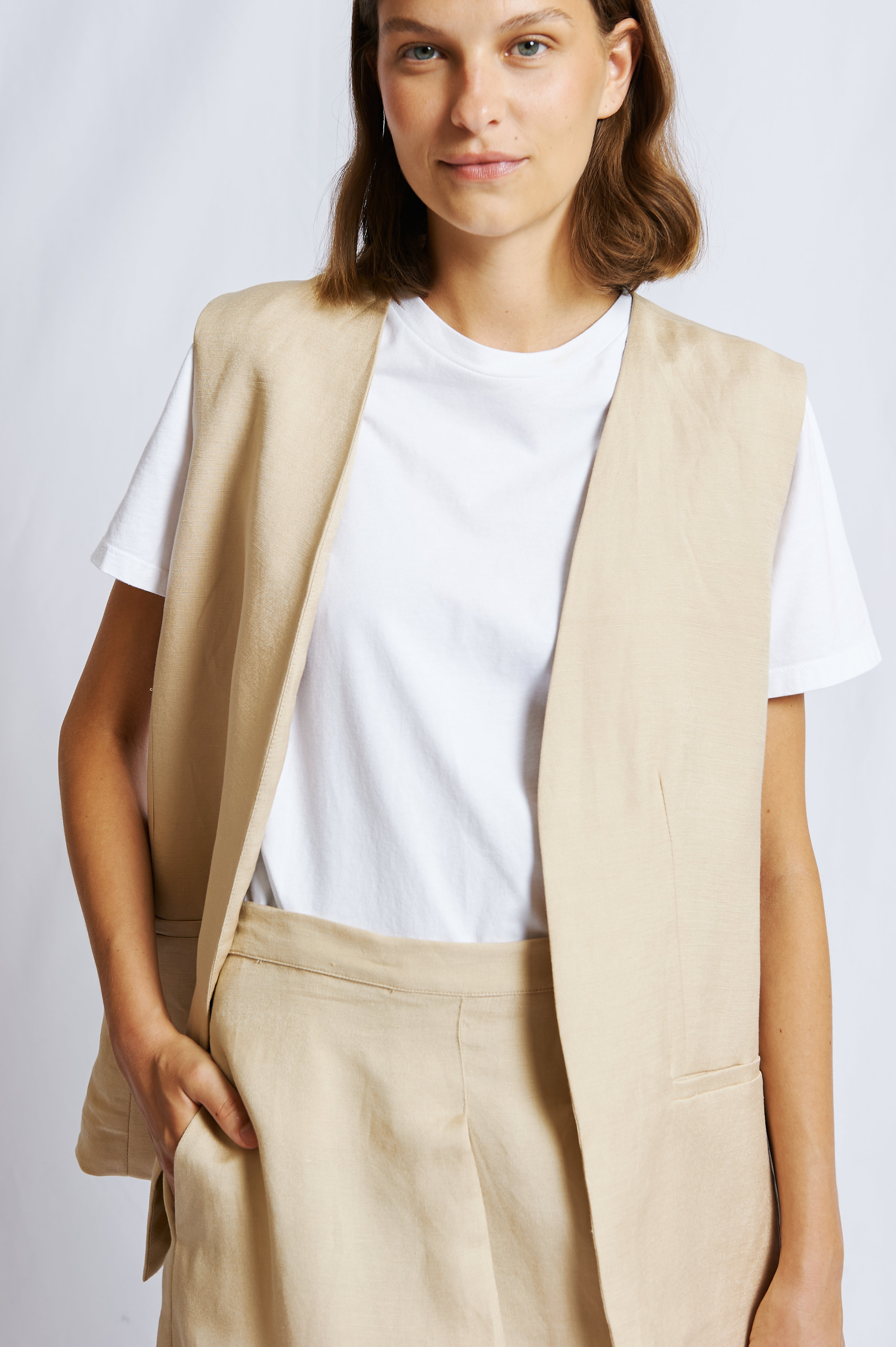 FALDA ZITA BEIGE