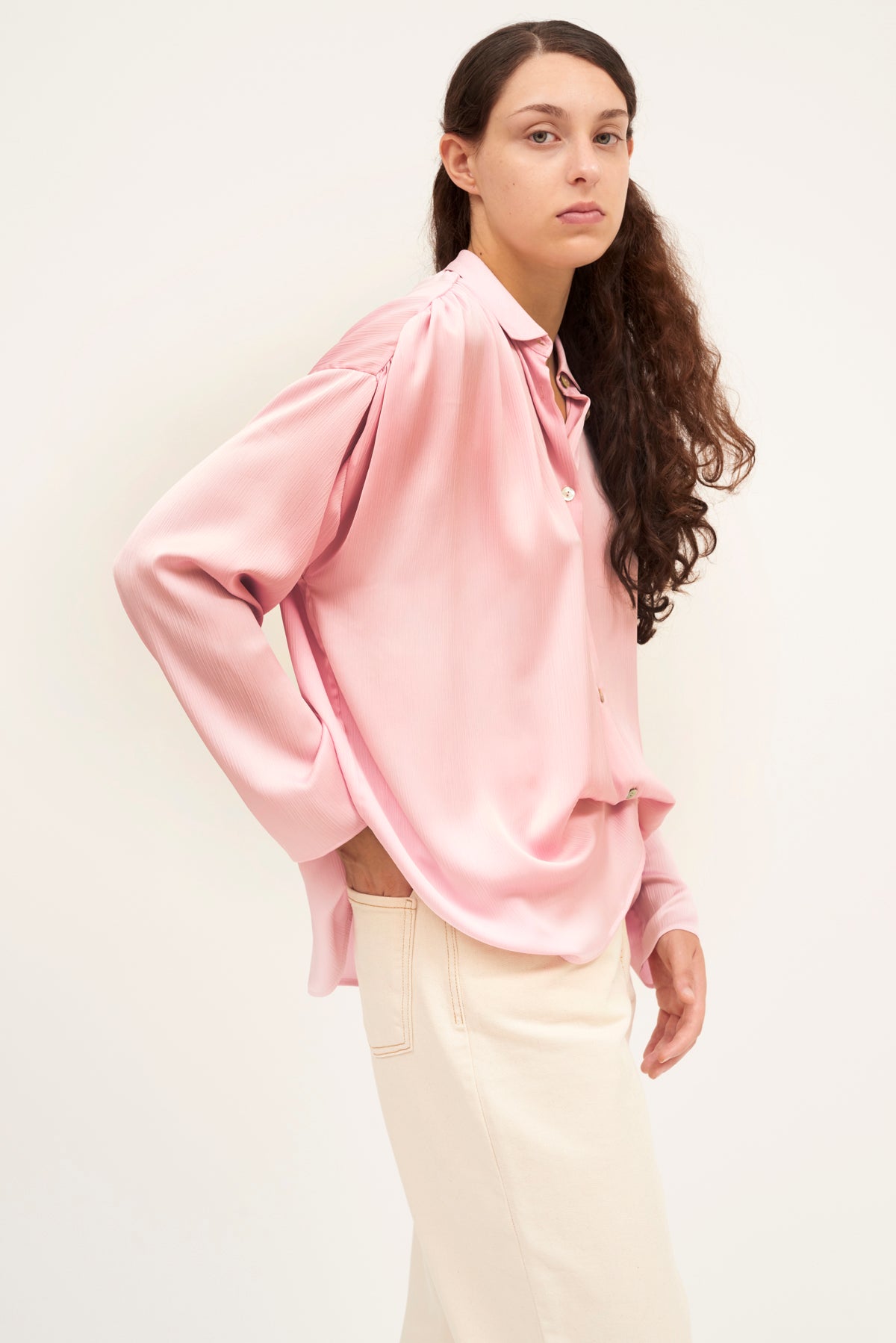 CAMISA PERNILLE ROSA