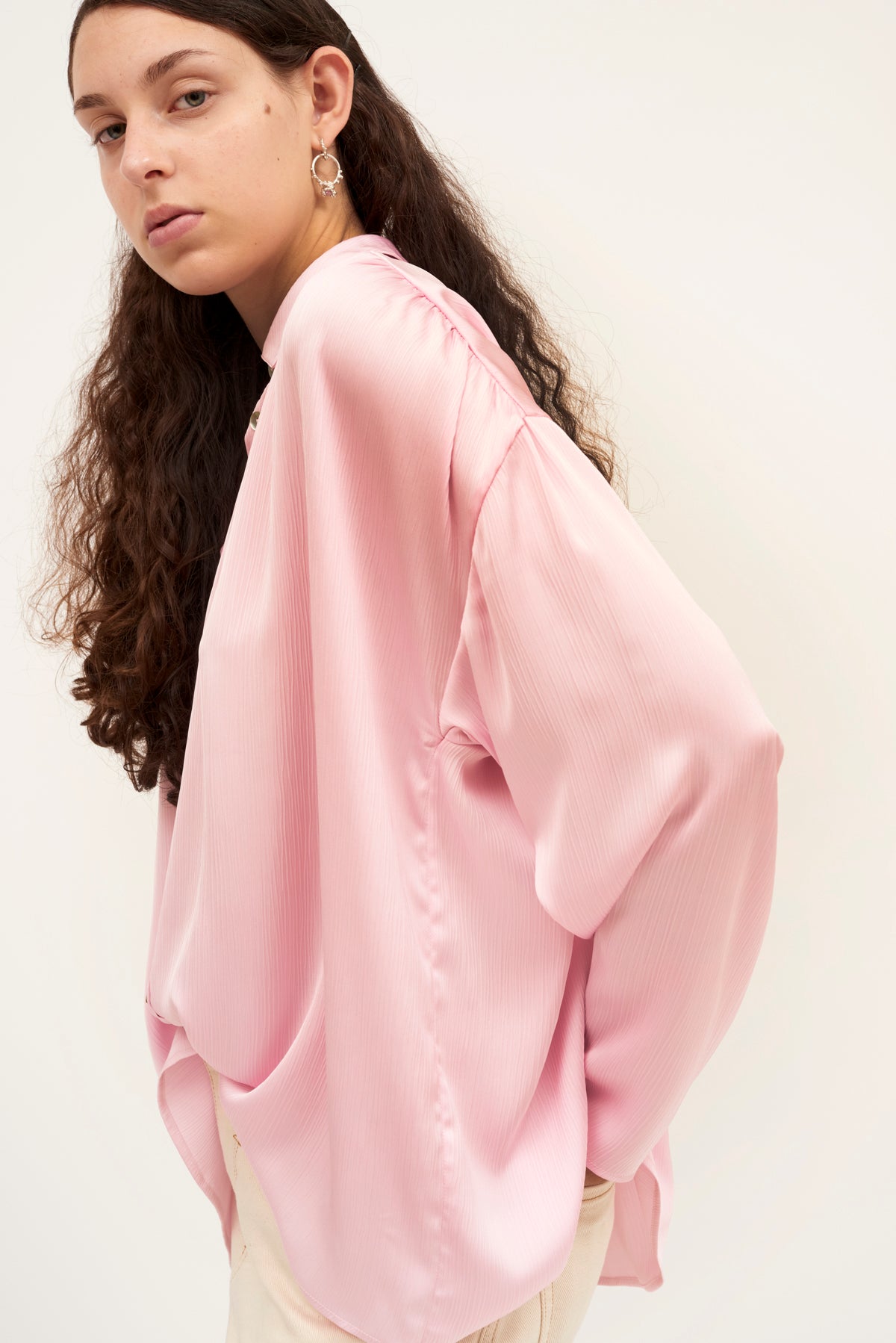 CAMISA PERNILLE ROSA