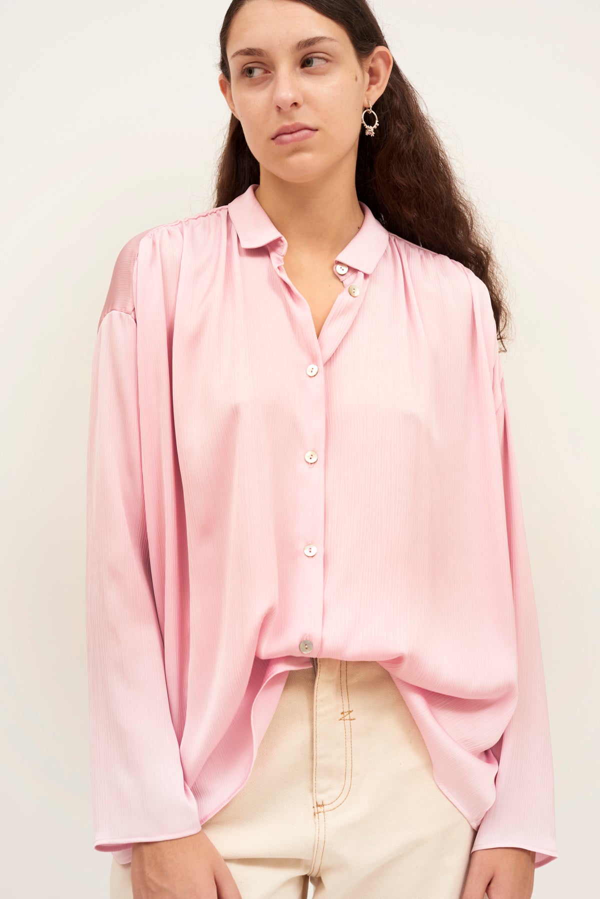 CAMISA PERNILLE ROSA