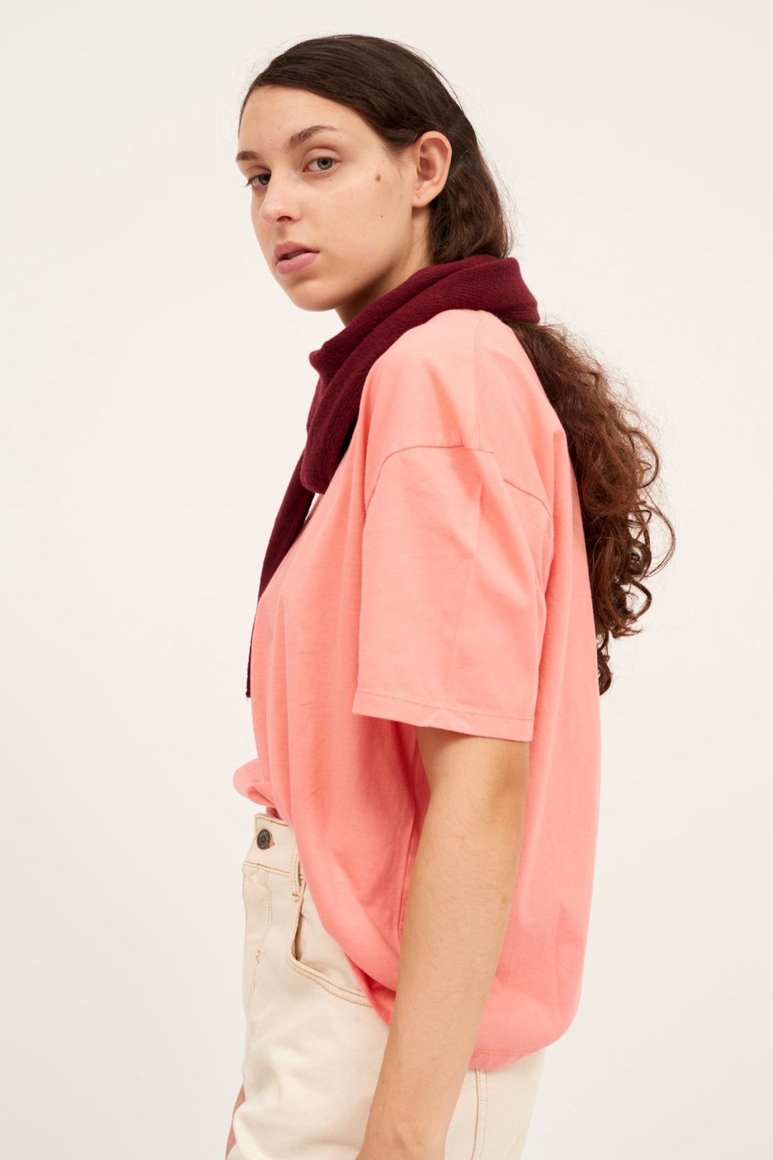 CAMISETA TERESA ROSA