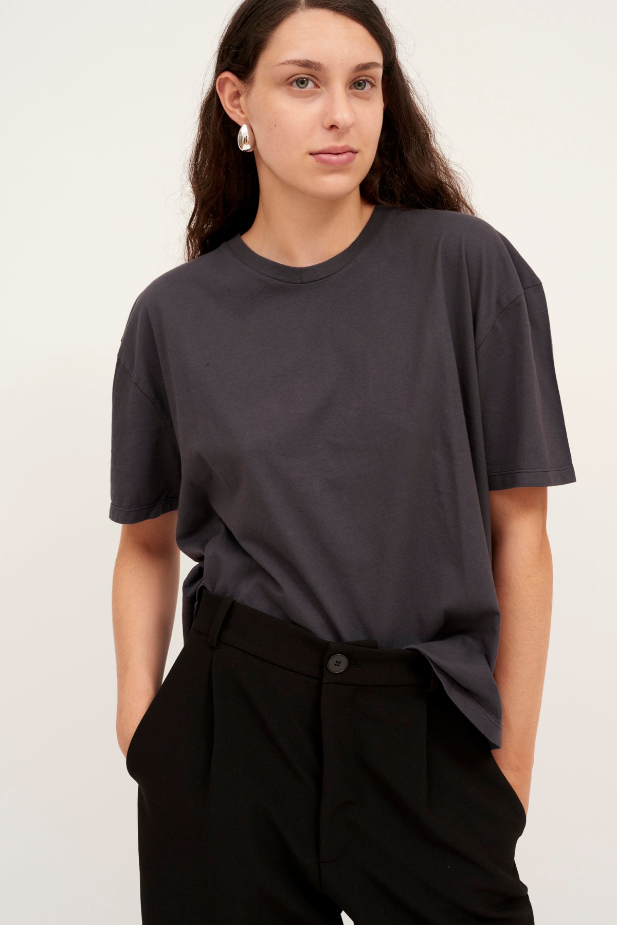 CAMISETA TERESA GRIS