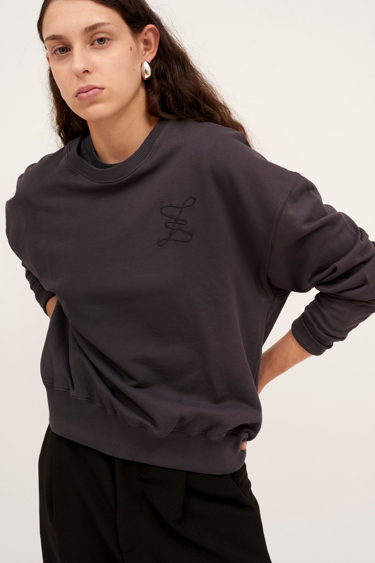 SUDADERA ANGÉLICA GRIS