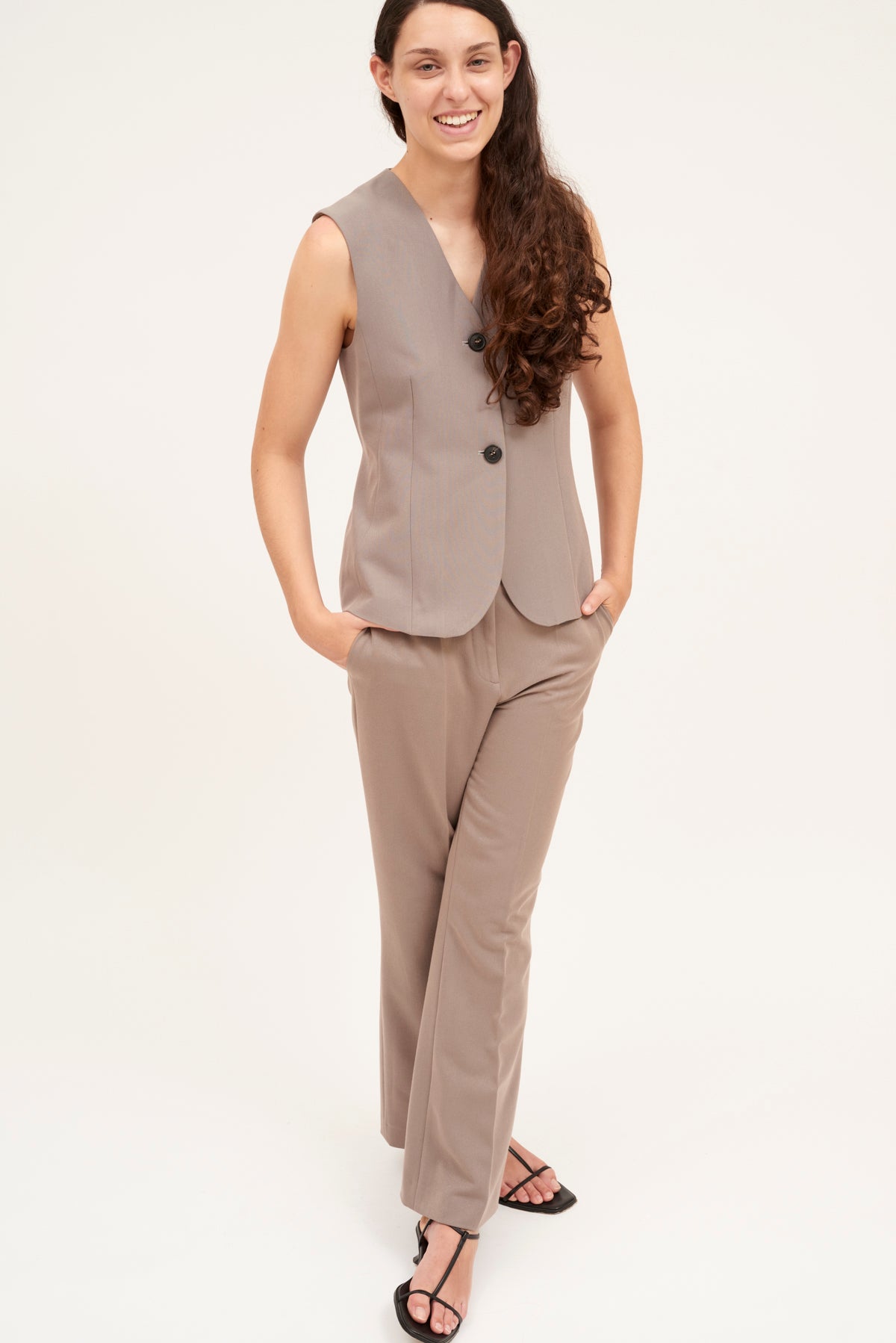 PANTALON MARYAM GRIS
