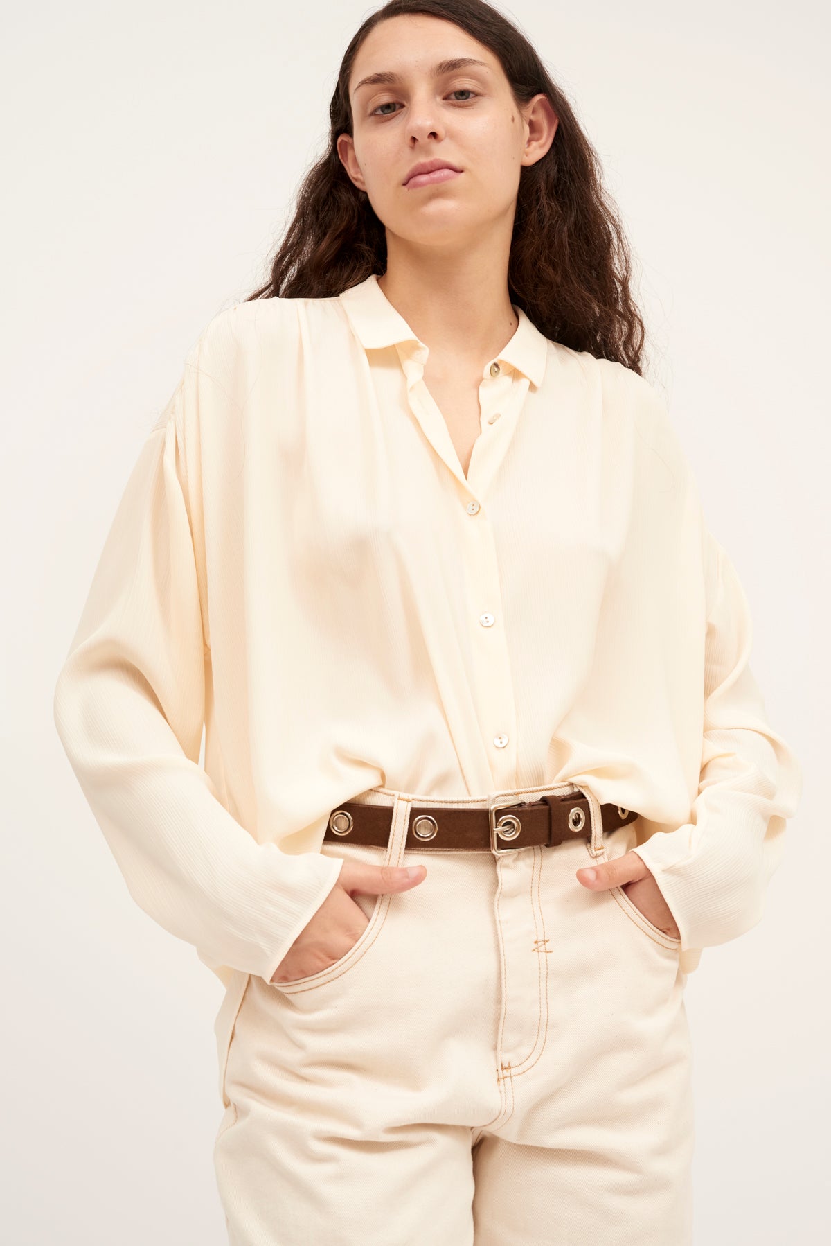PERNILLE SHIRT, RAW WHITE