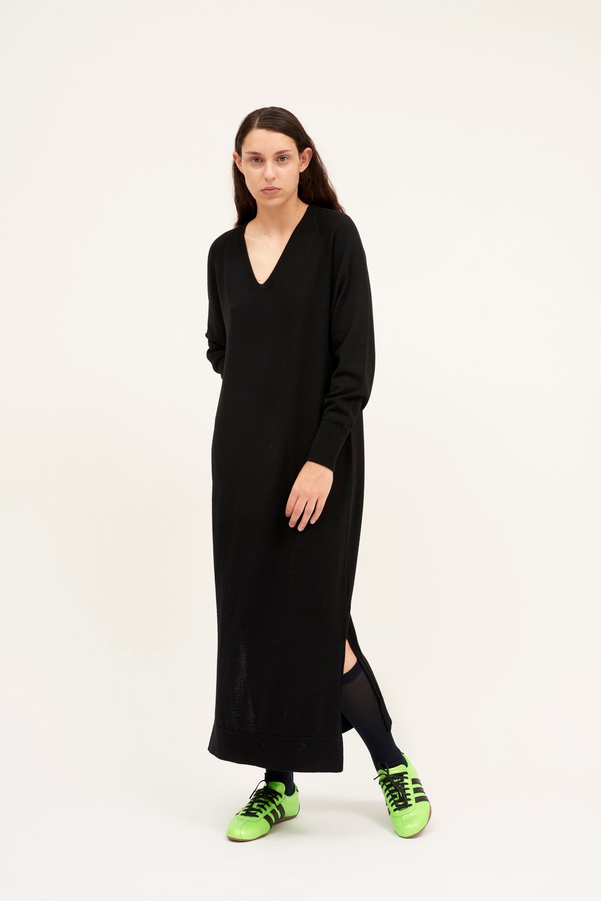 VESTIDO PUNTO ERIN NEGRO