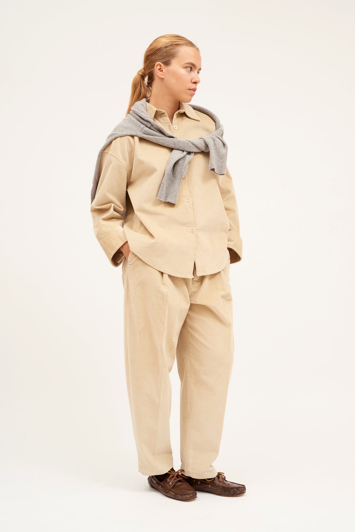 PANTALON MARINA PANA BEIGE
