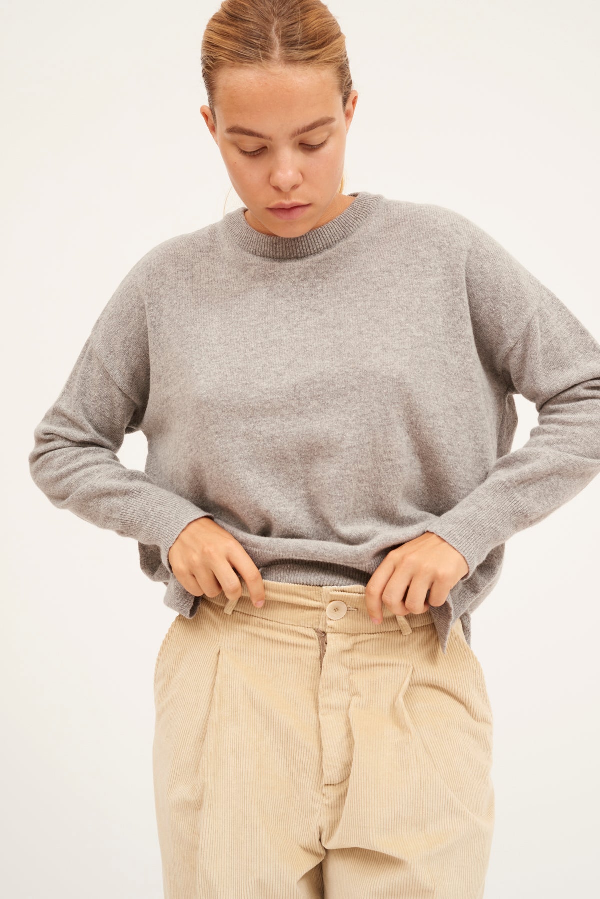 PANTALON MARINA PANA BEIGE