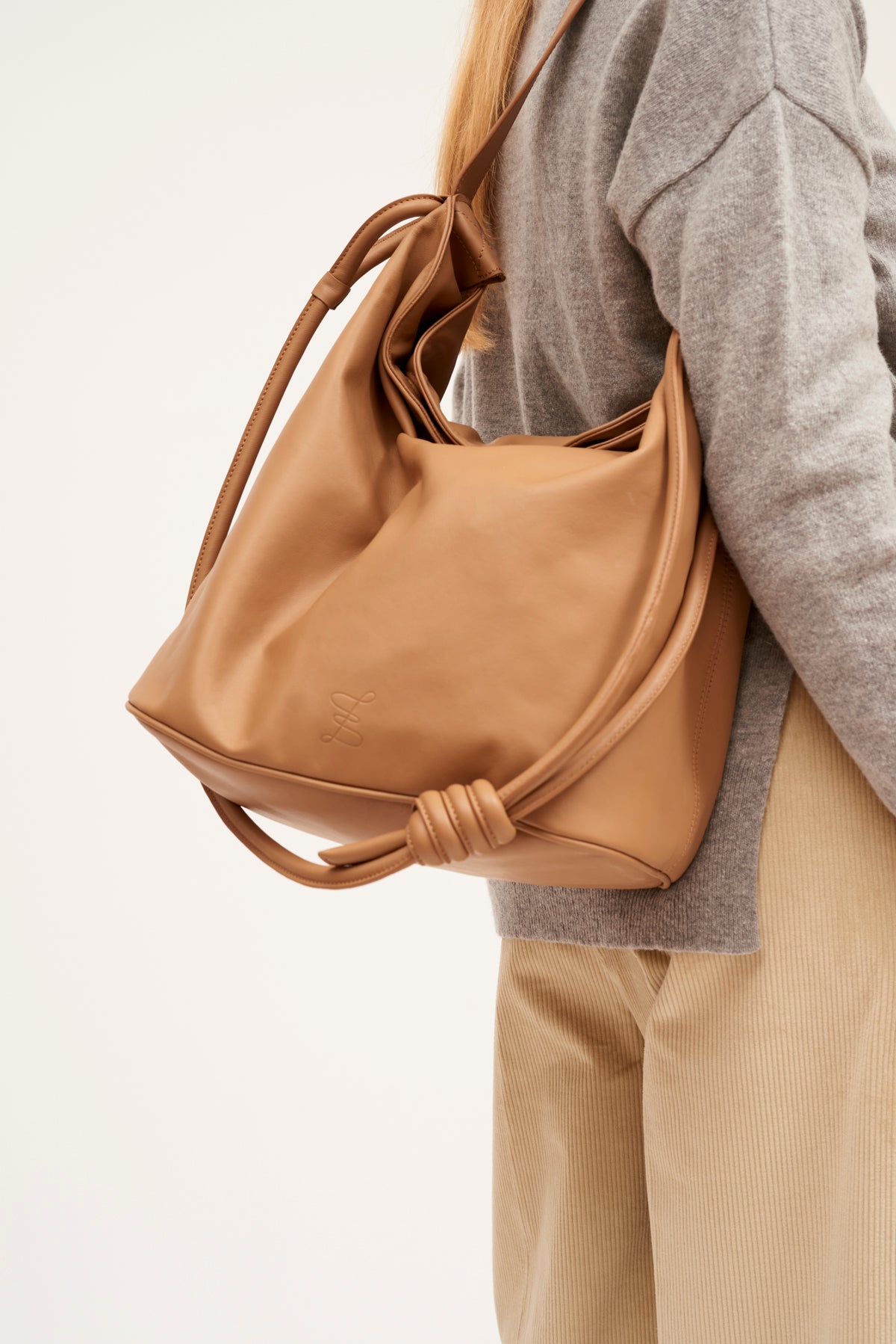 BOLSO CUBO L CAMEL