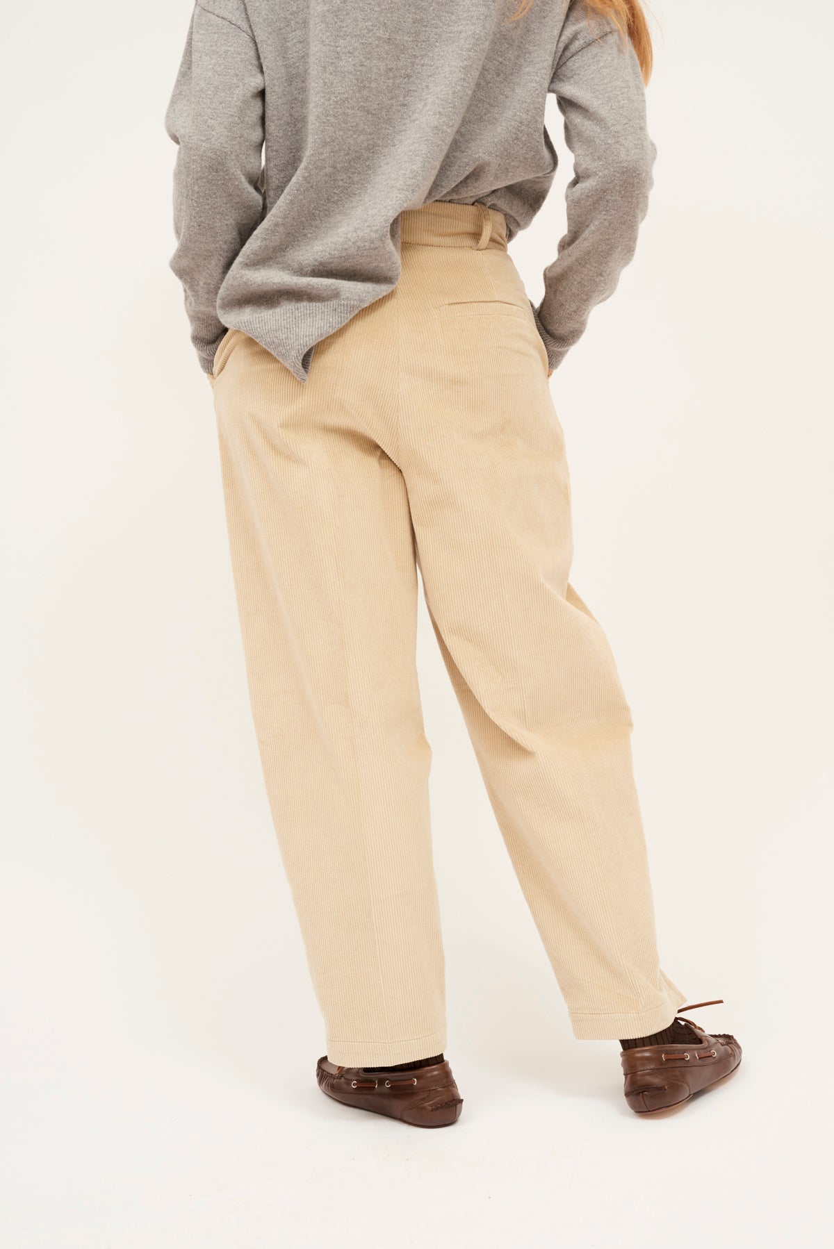 PANTALON MARINA PANA BEIGE