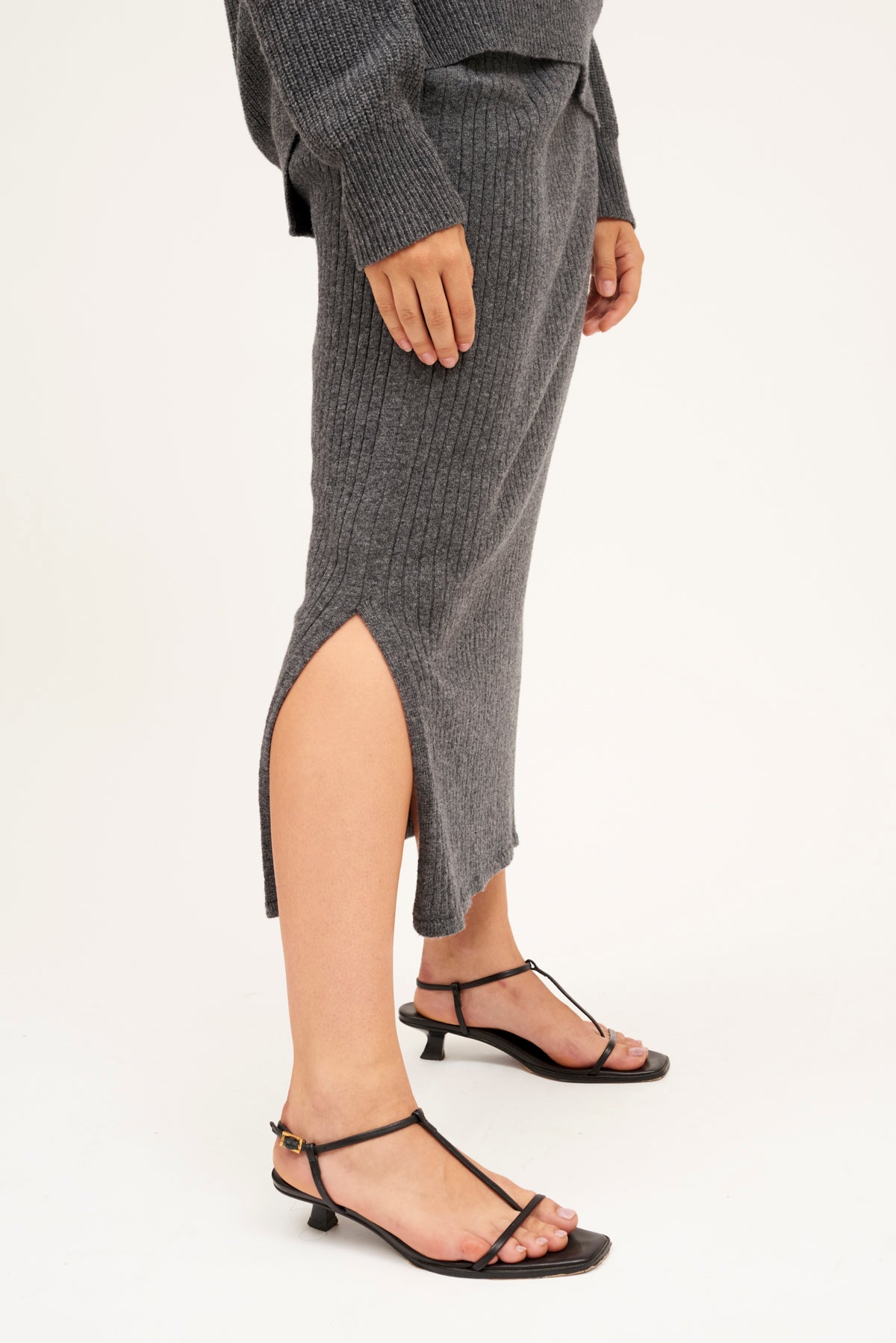 FALDA MILITA GRIS