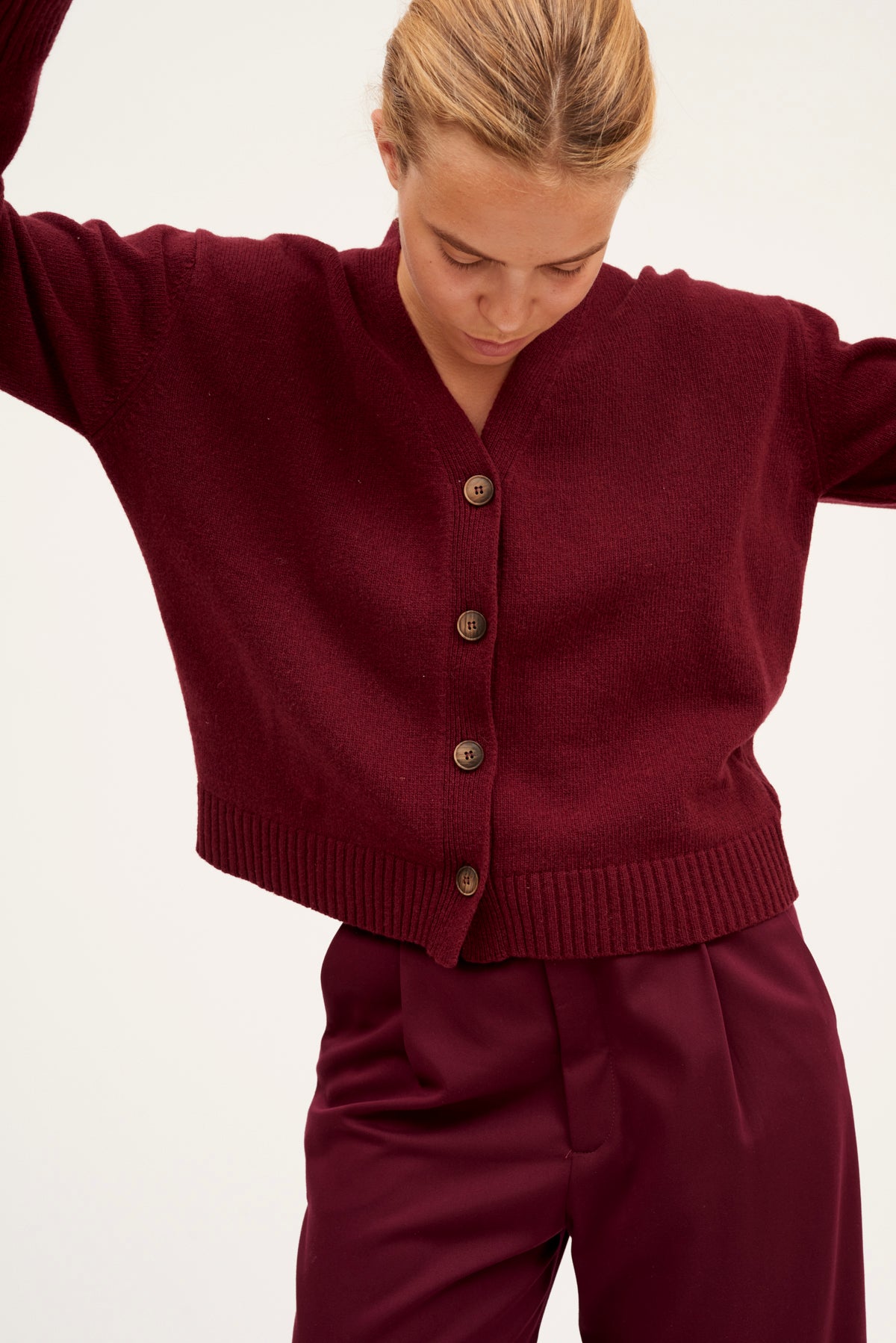 CHAQUETA LAURENT GRANATE