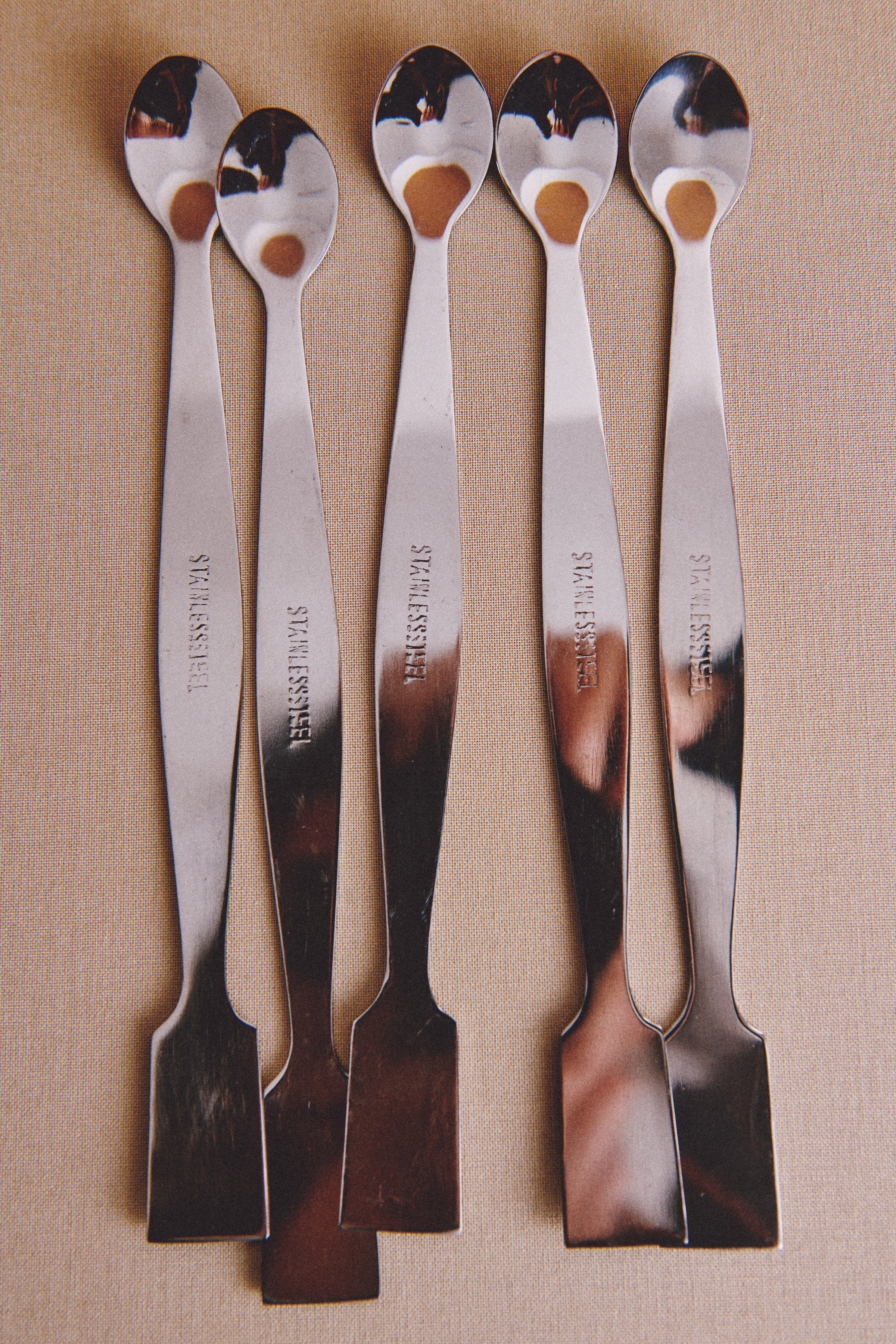 Pack 5 cucharillas largas