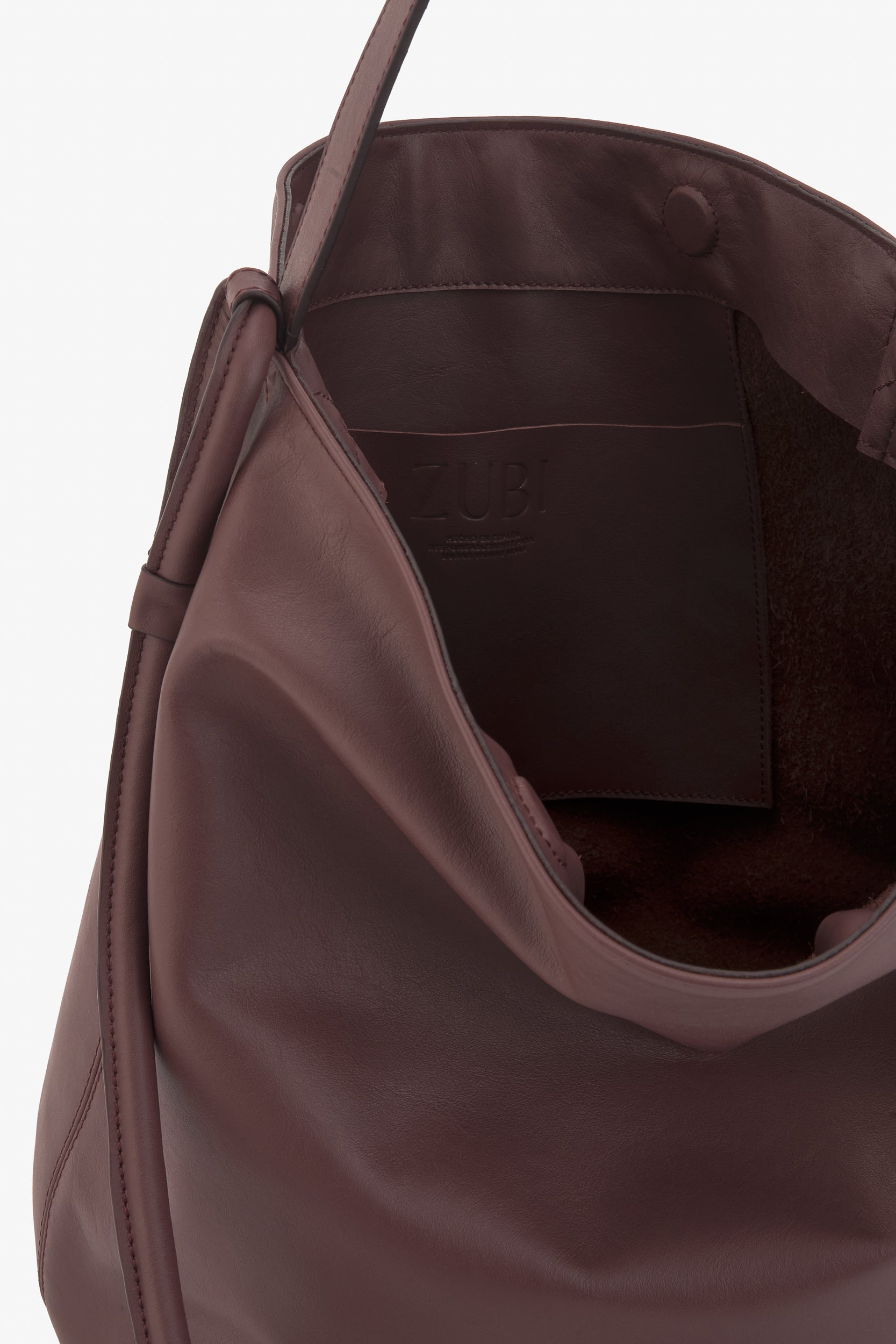 BOLSO CUBO L BURGUNDY