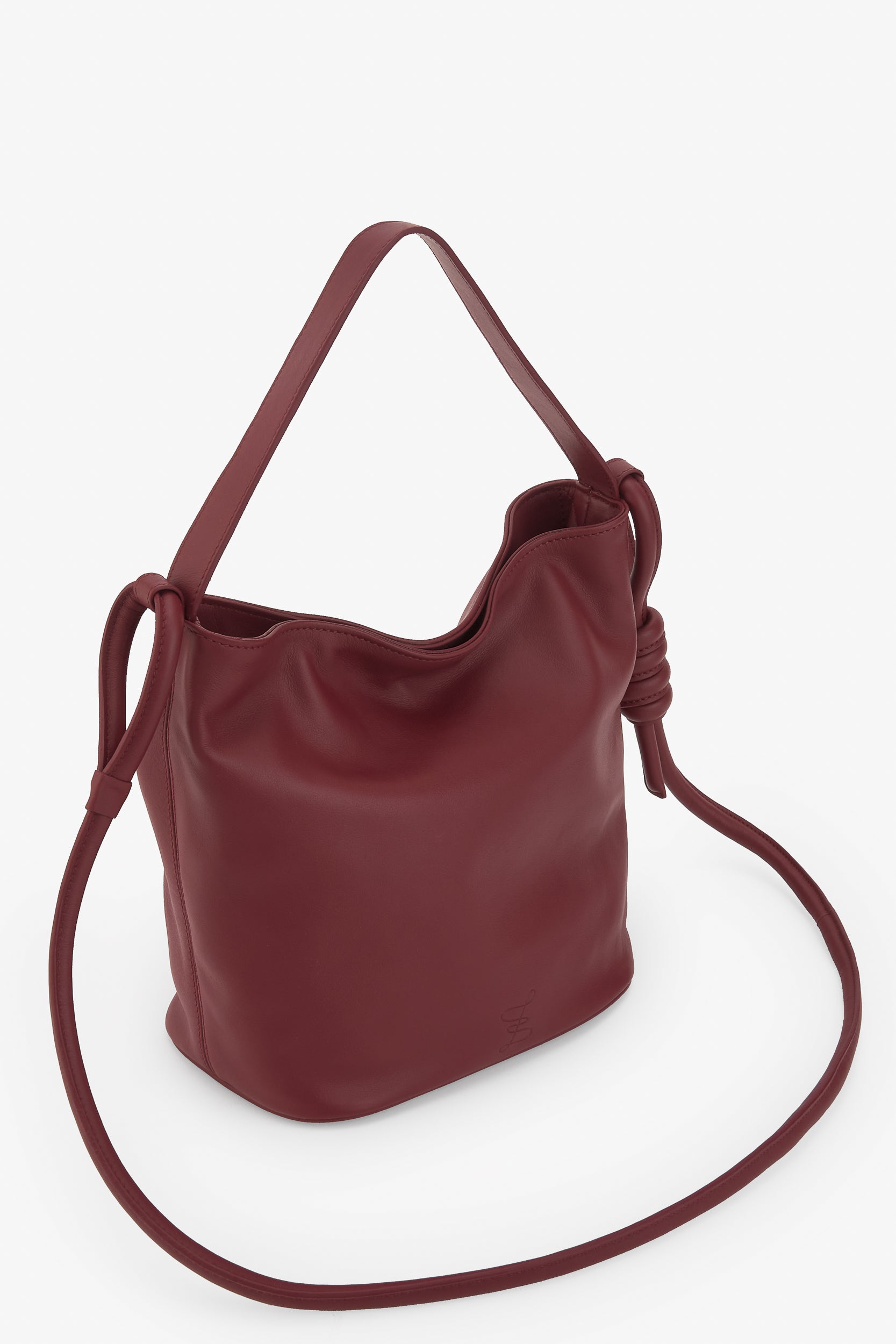 BOLSO CUBO M GRANATE