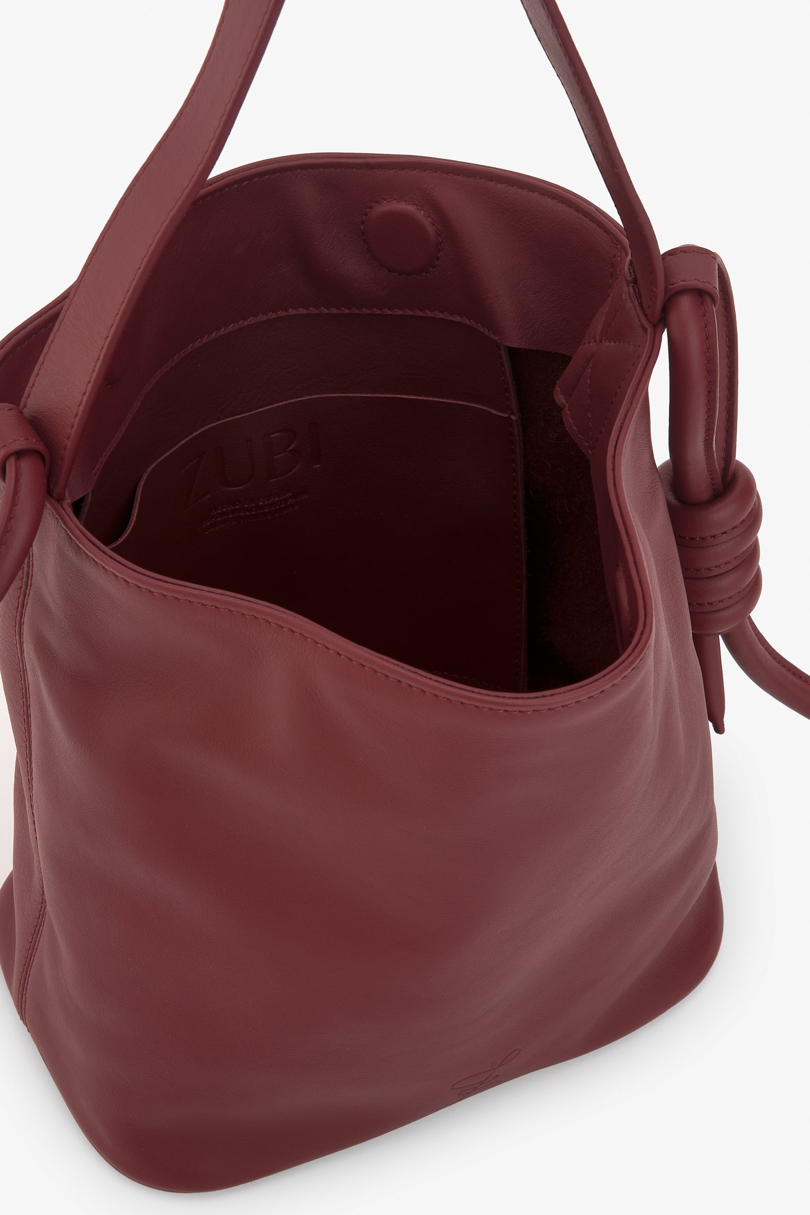 BUCKET BAG M GARNET