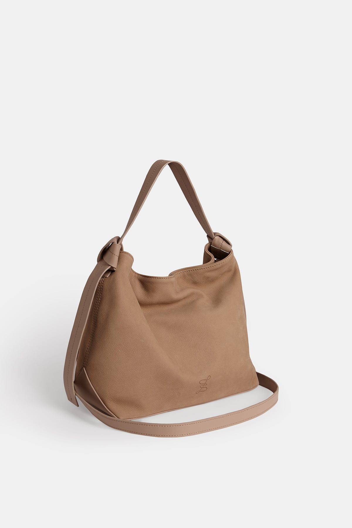 BOLSO NUDO M NOBUK TORTORA