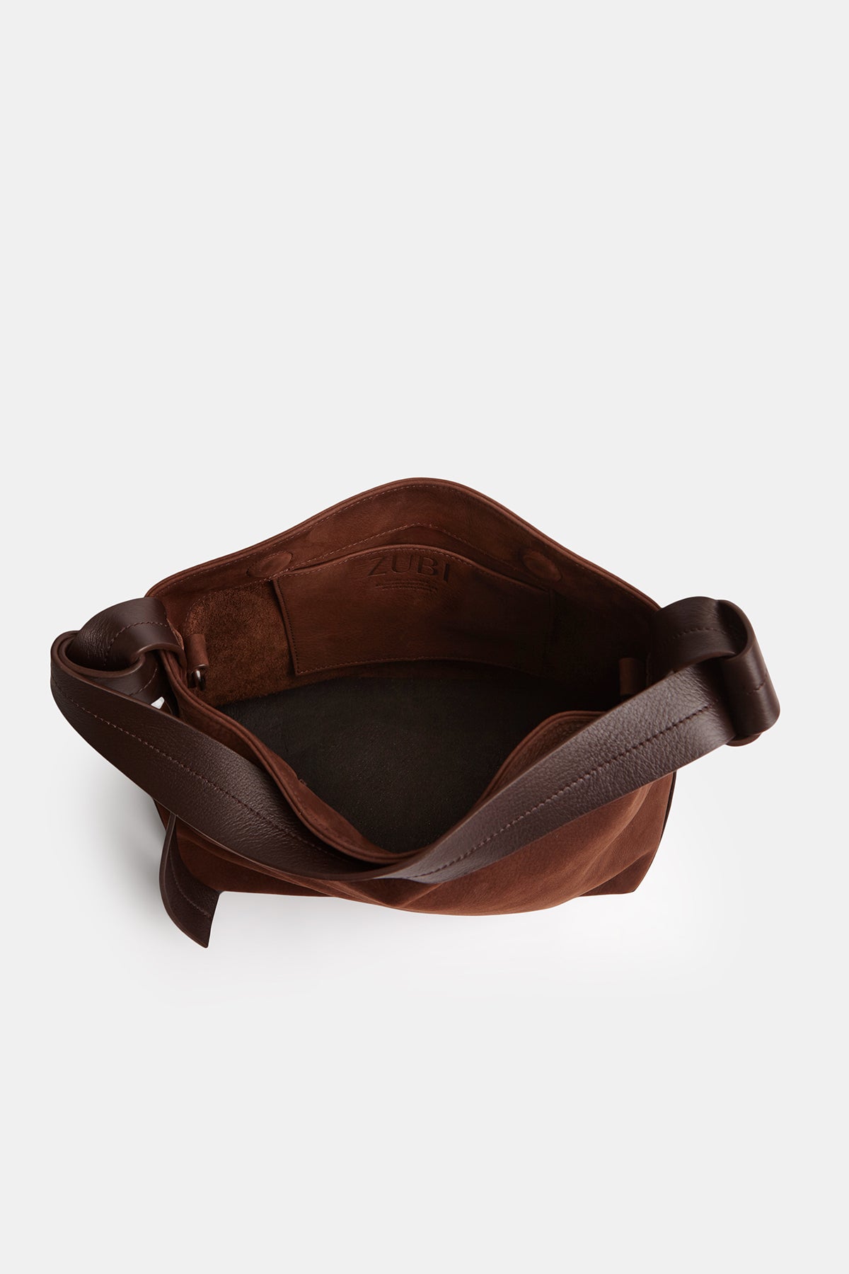 BOLSO NUDO M NOBUK ESPRESSO