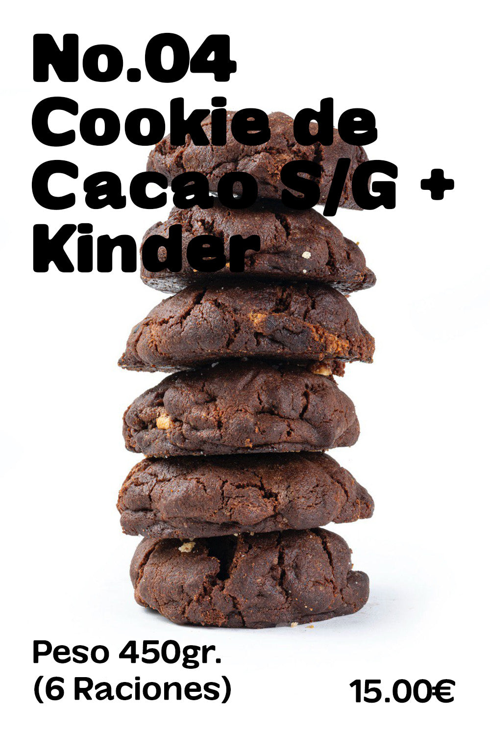 Nº04 Cookie de cacao y Kinder bolsa ABASOTAS