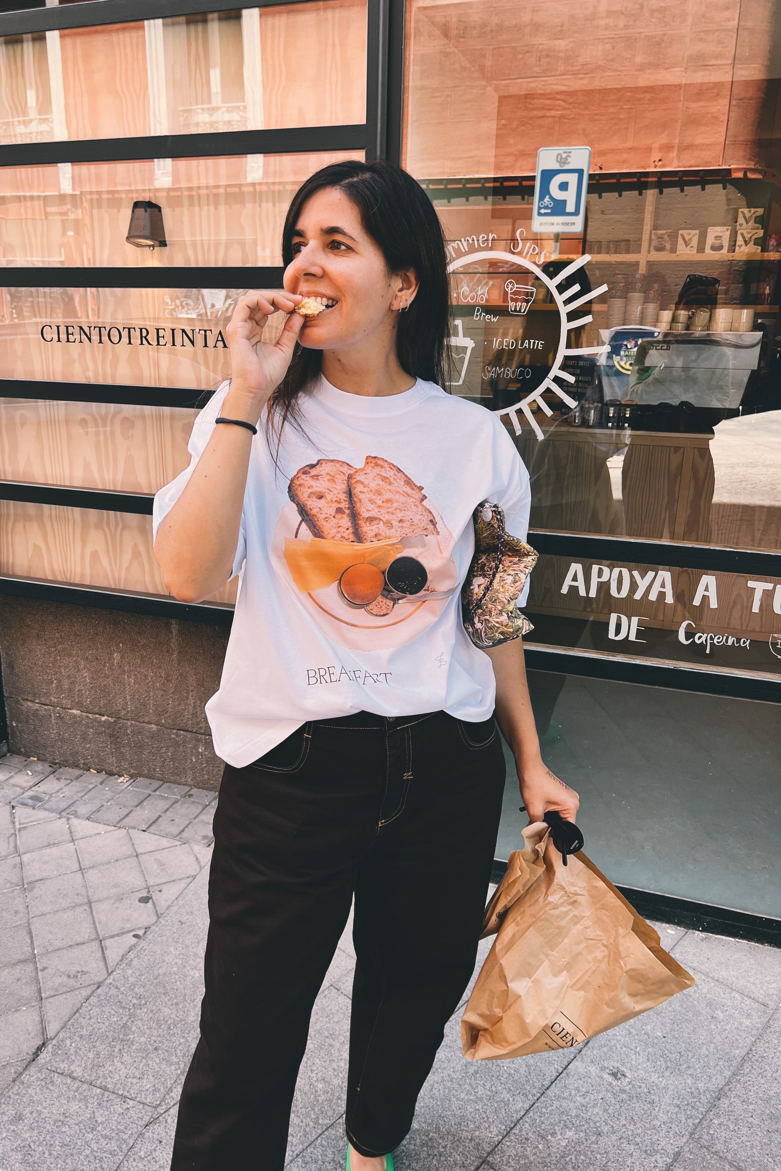 CAMISETA COPENHAGUE BREAKFAST BLANCO