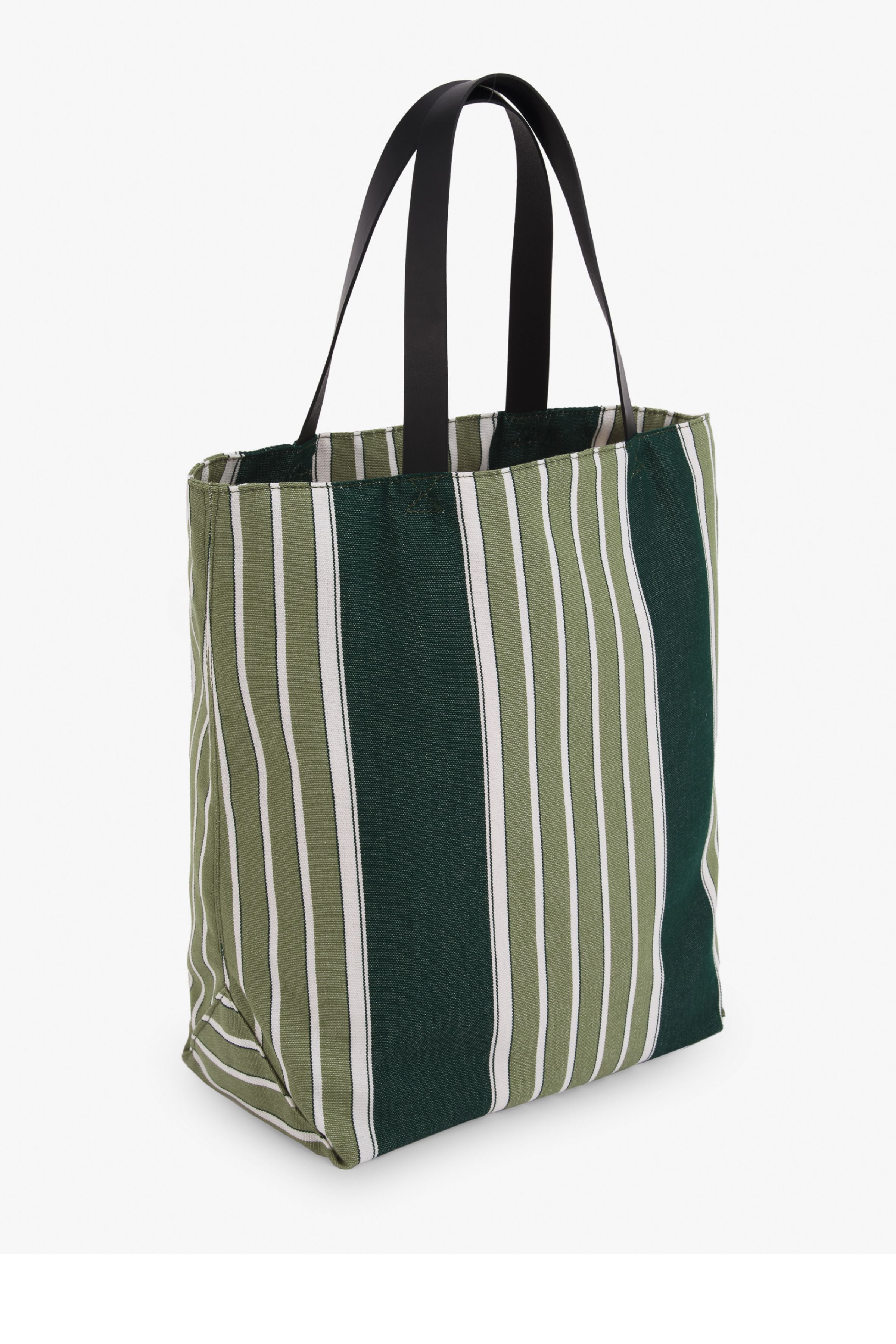 TOTE RAYAS VERDE
