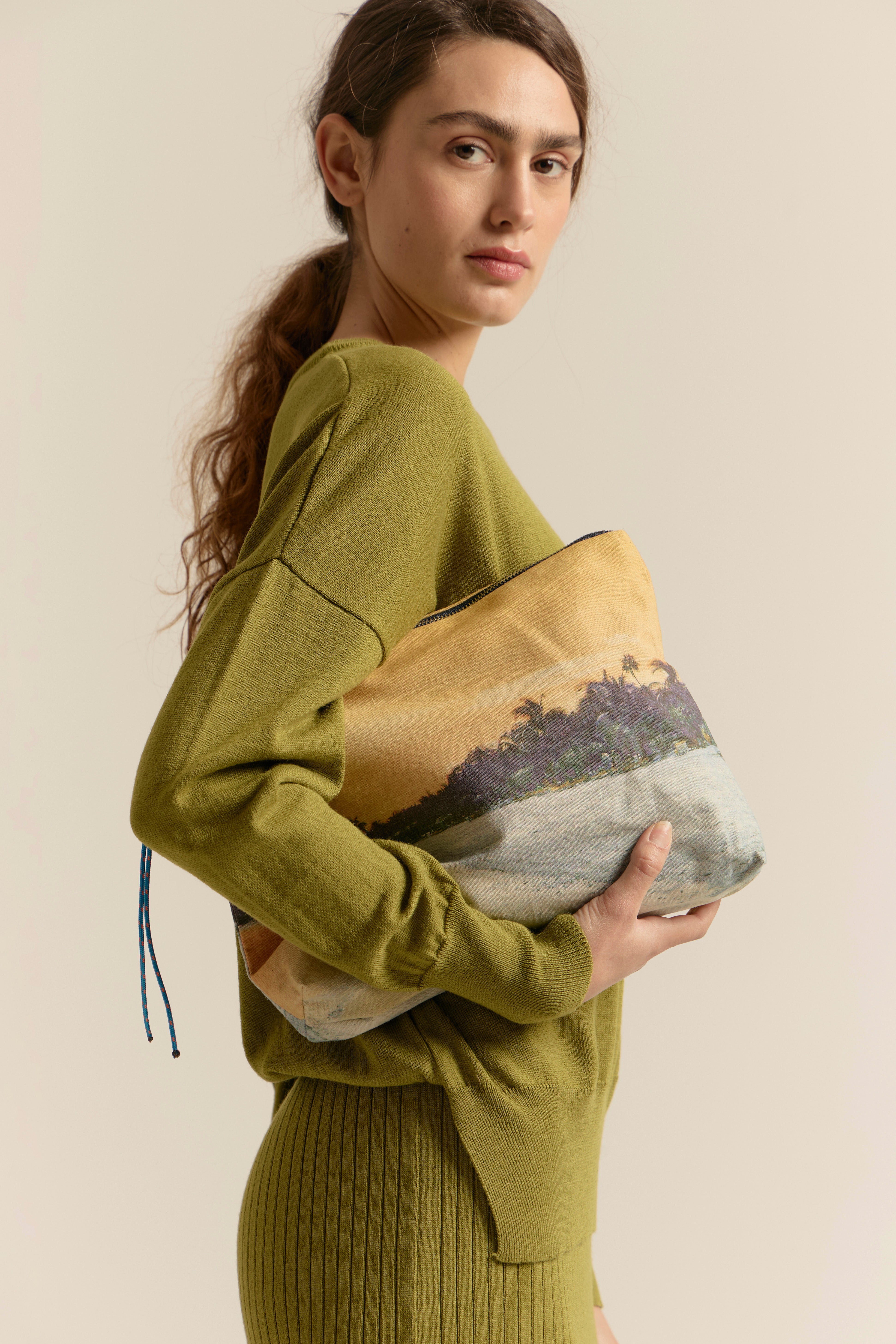 CONJUNTO GWYNETH TRICOT VERDE (PISCO + MILITA)