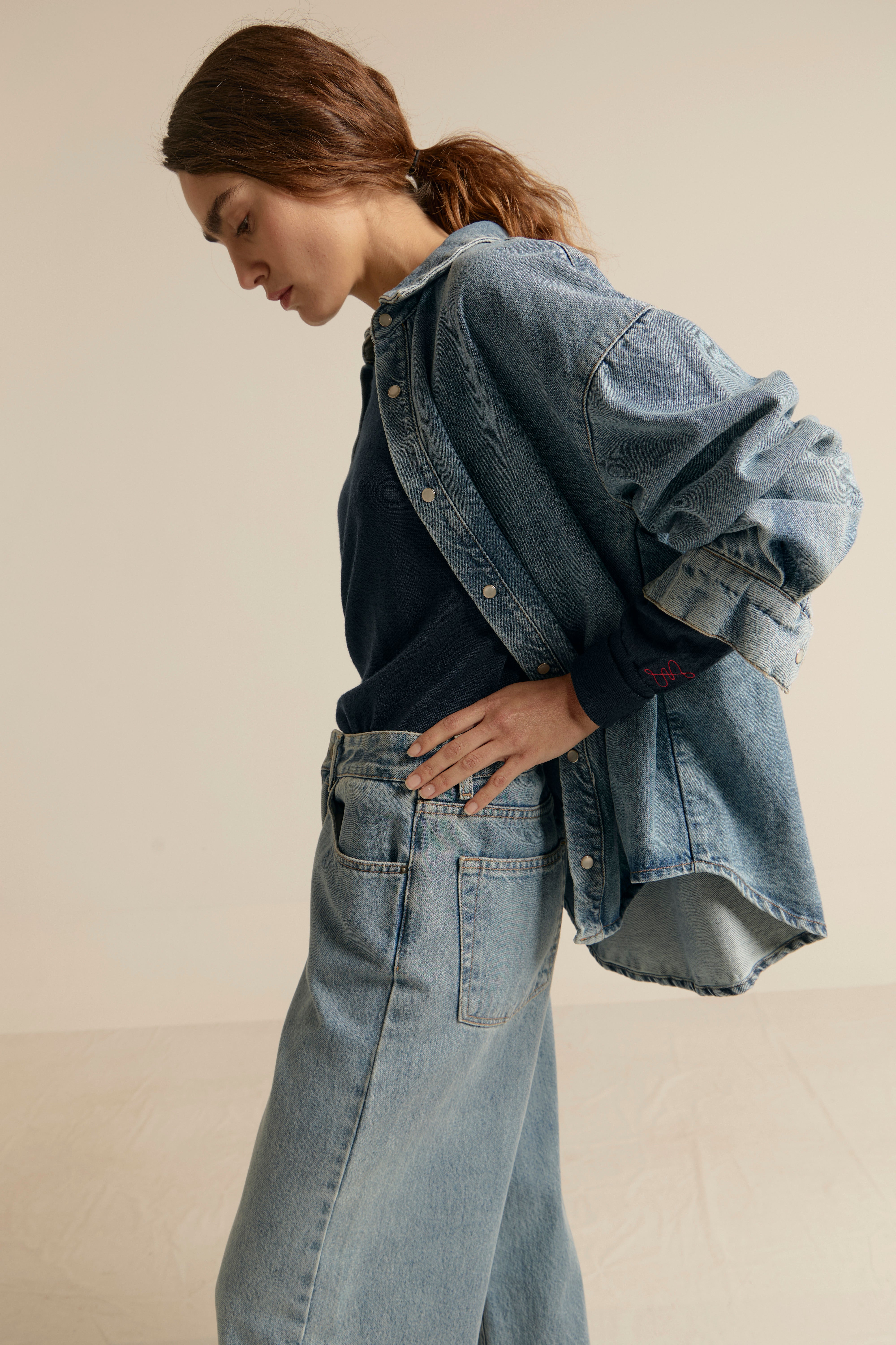 CANADIAN TUXEDO DENIM AZUL (LUCY + BETTINA)