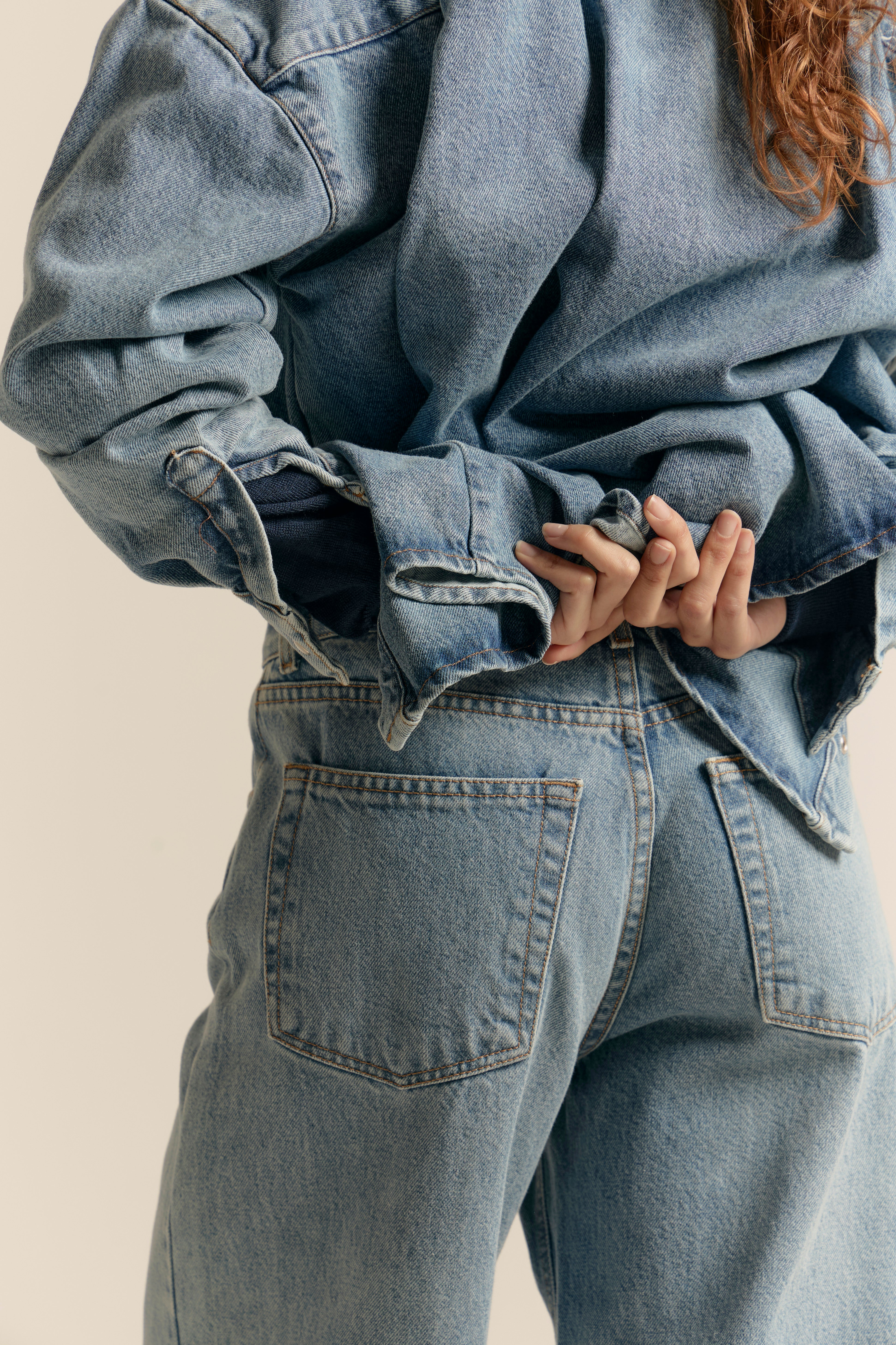 CANADIAN TUXEDO DENIM AZUL (LUCY + BETTINA)