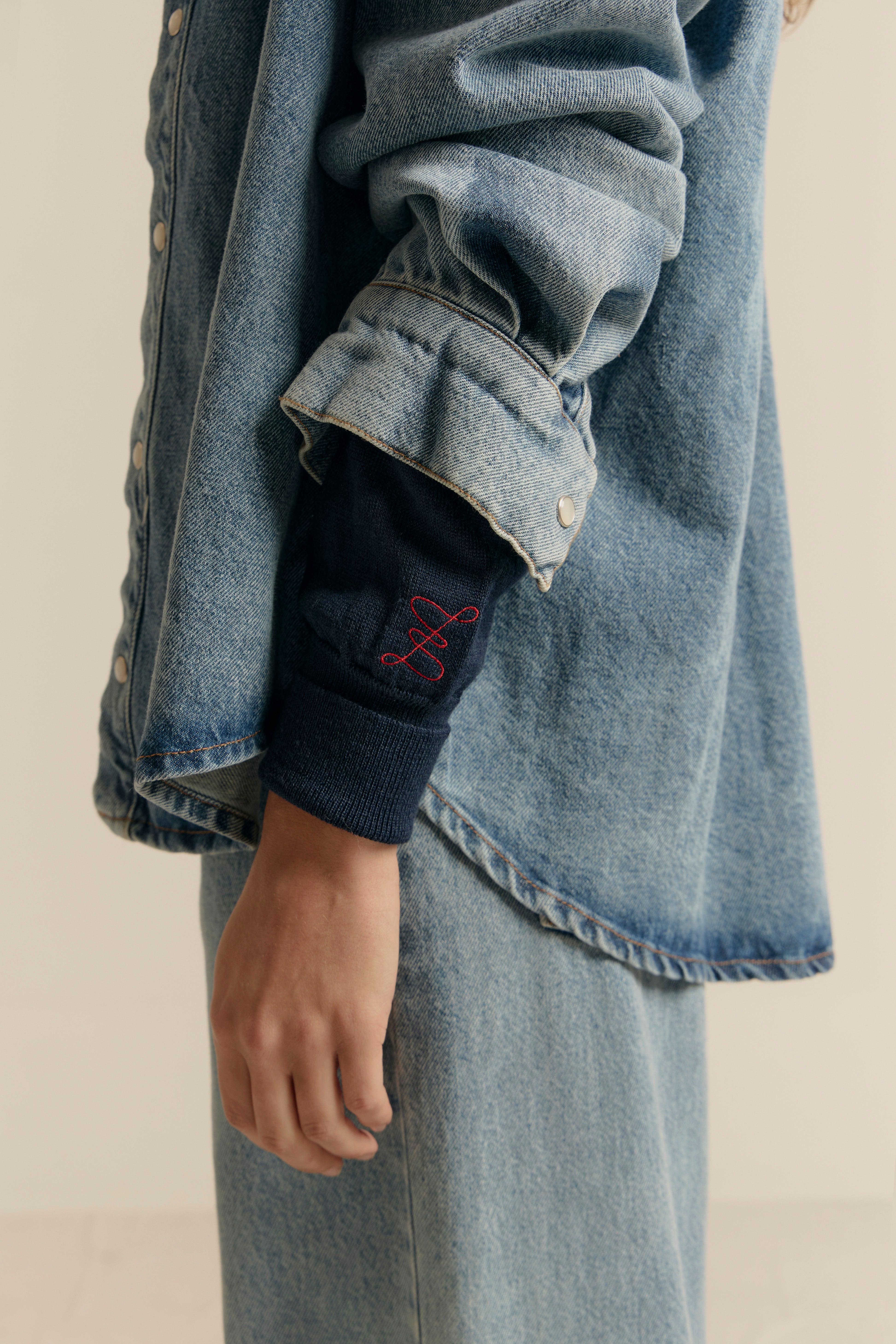 CANADIAN TUXEDO DENIM AZUL (LUCY + BETTINA)
