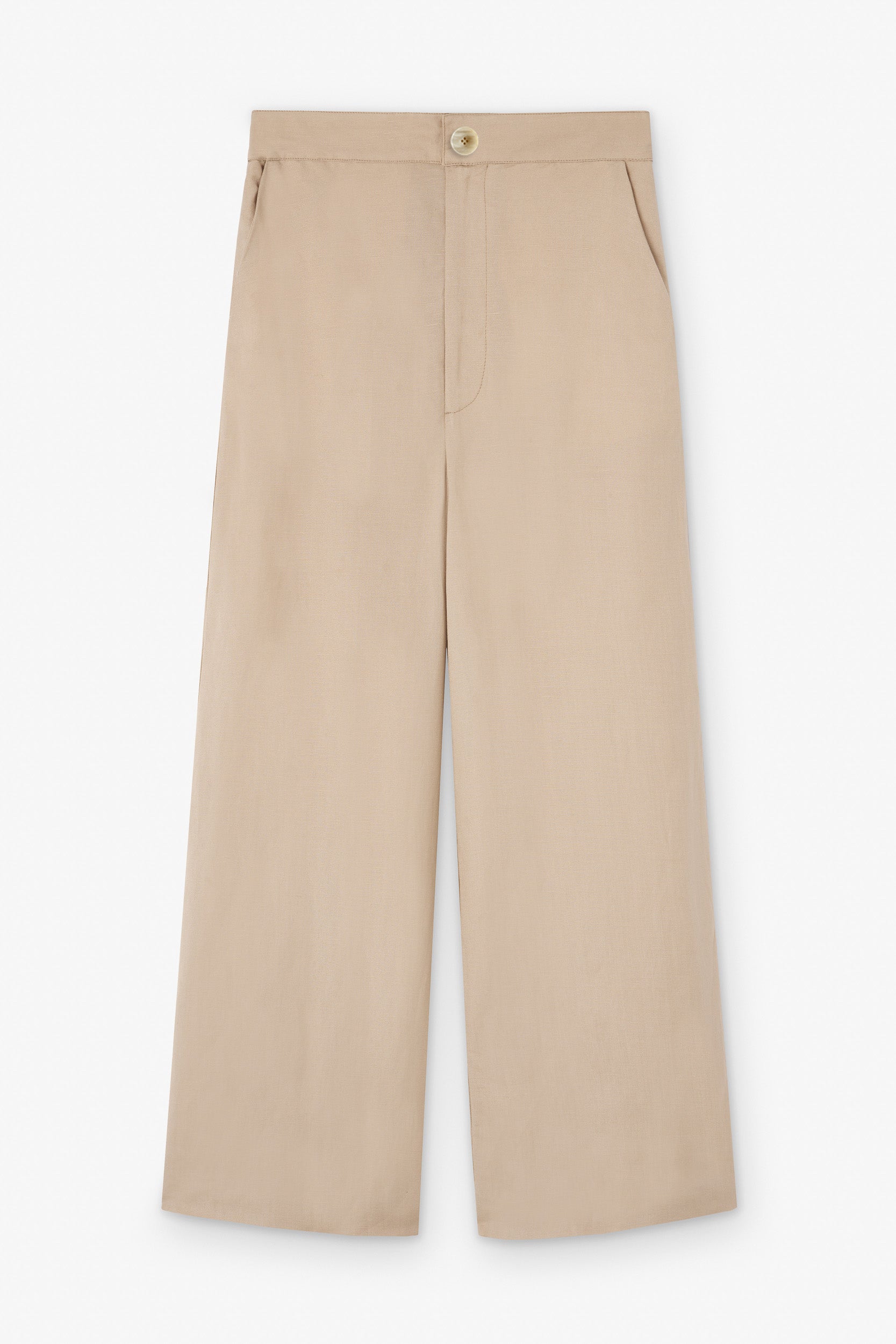 SARA LINEN TROUSERS BEIGE