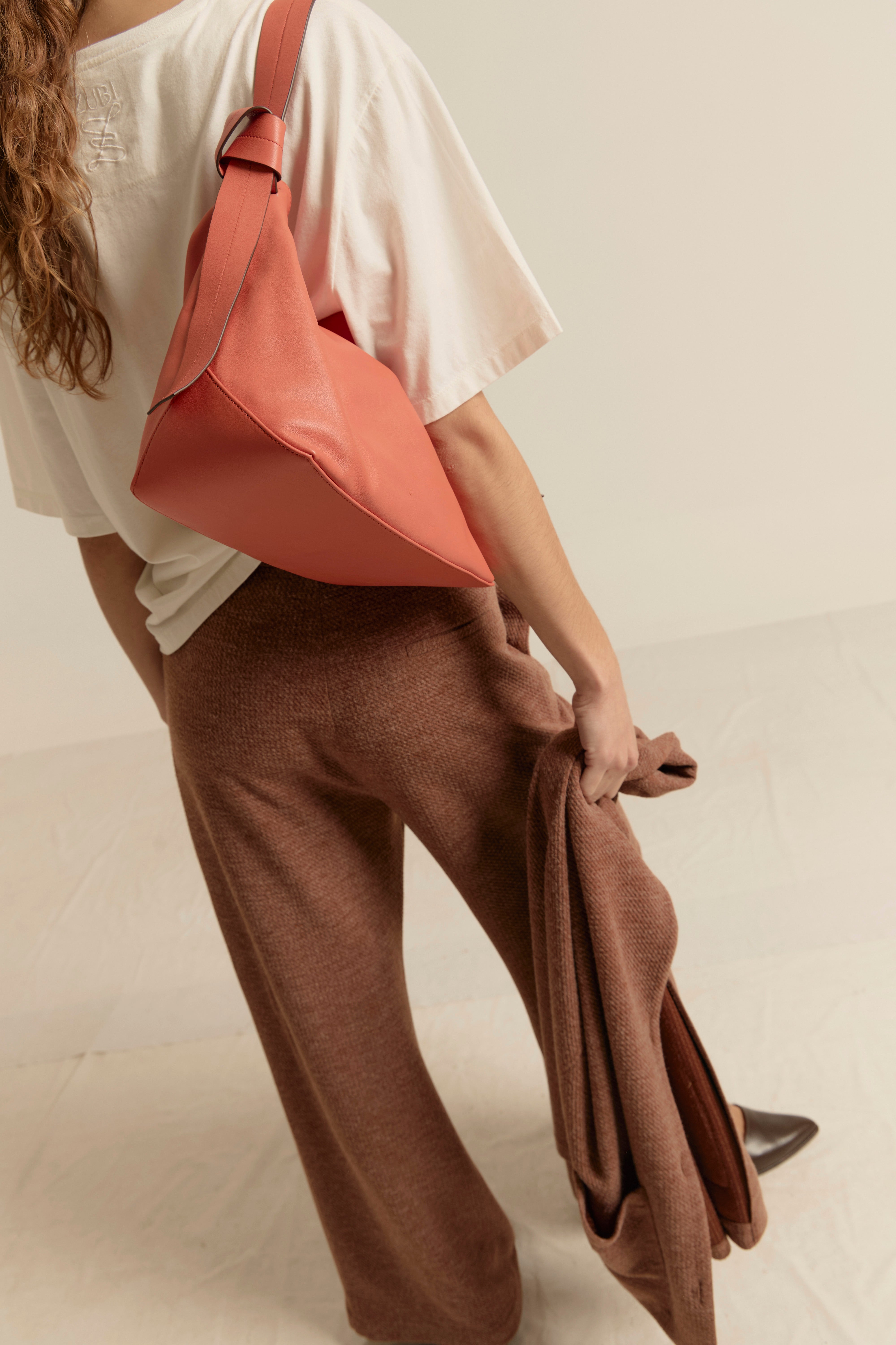 BOLSO NUDO M NARANJA