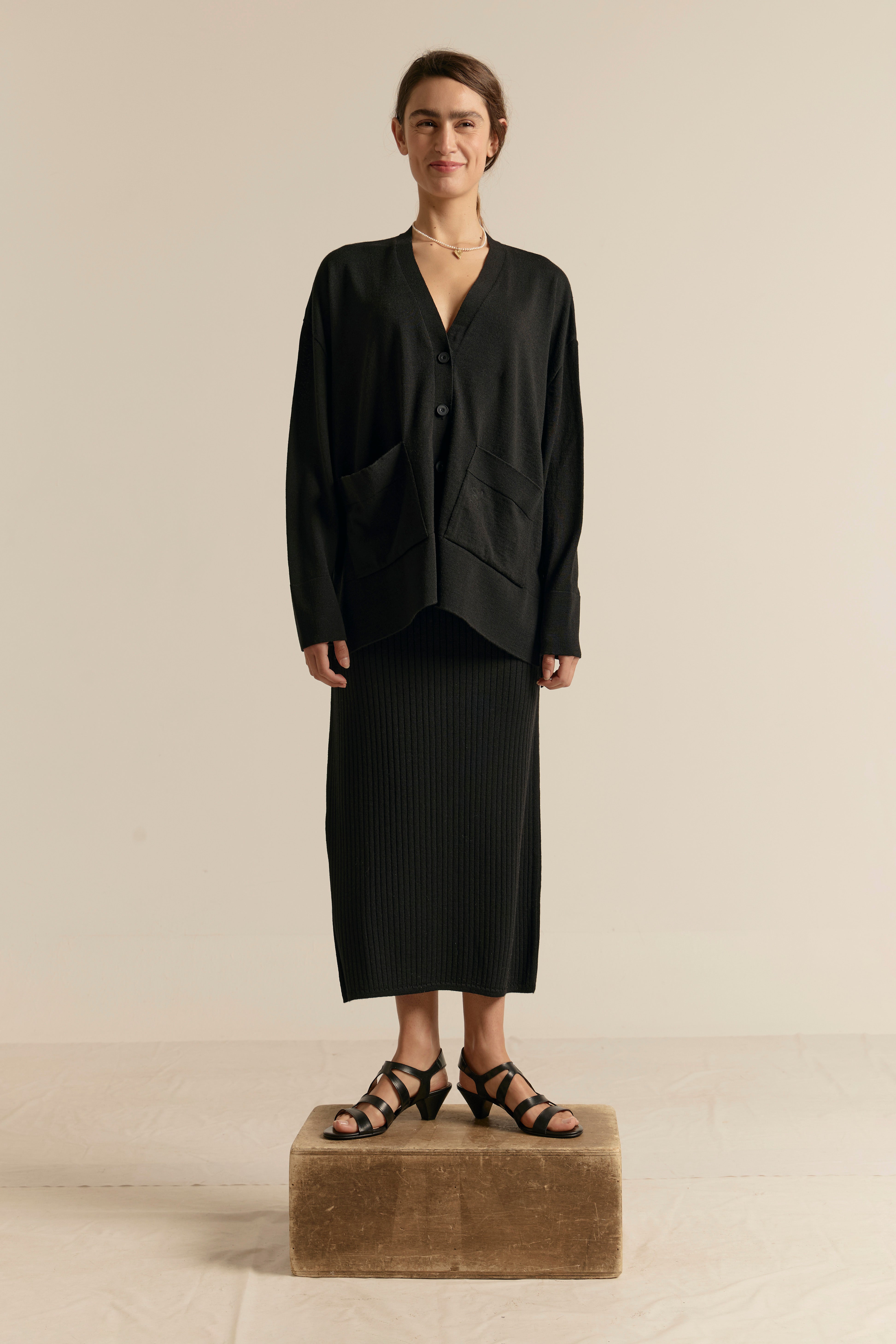 CONJUNTO WINONA TRICOT NEGRO (JUICE + MILITA)