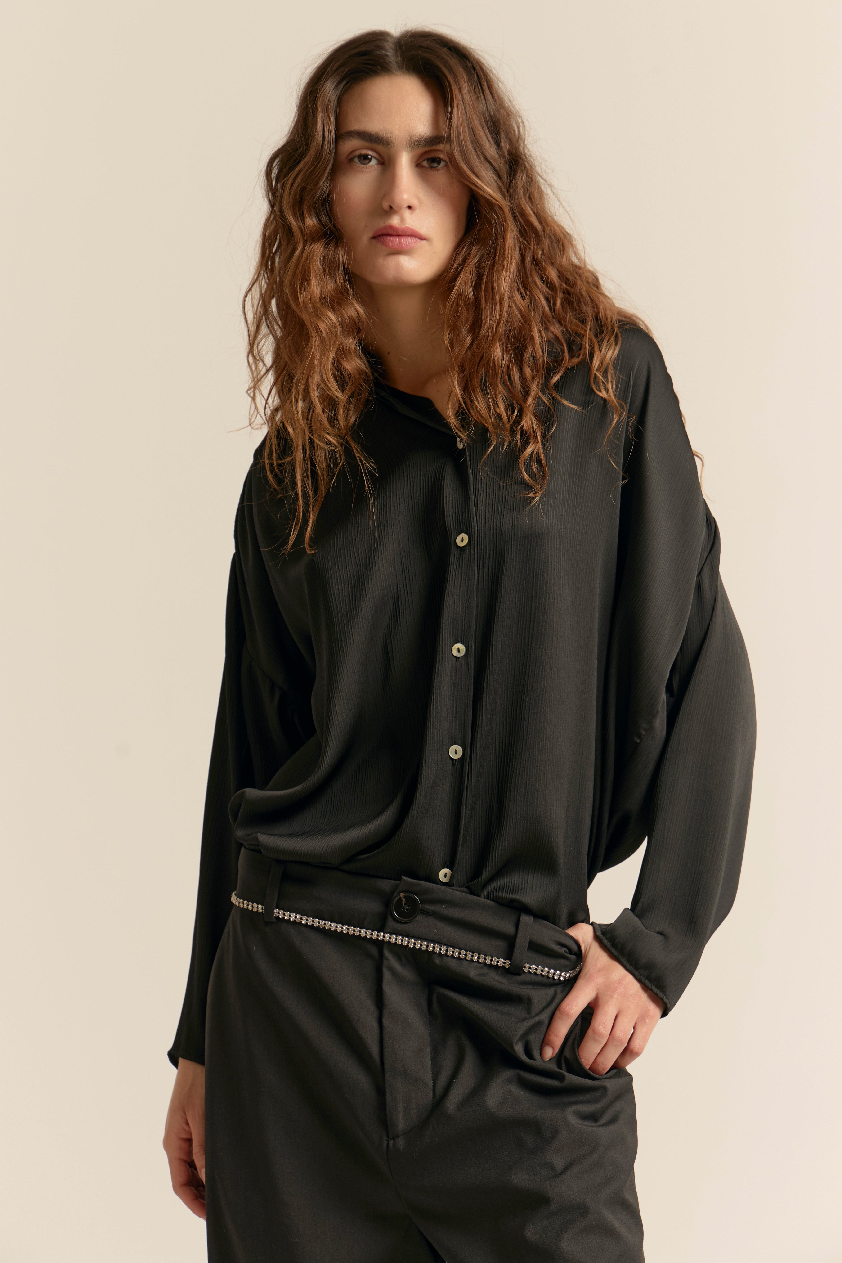 CAMISA PERNILLE NEGRO