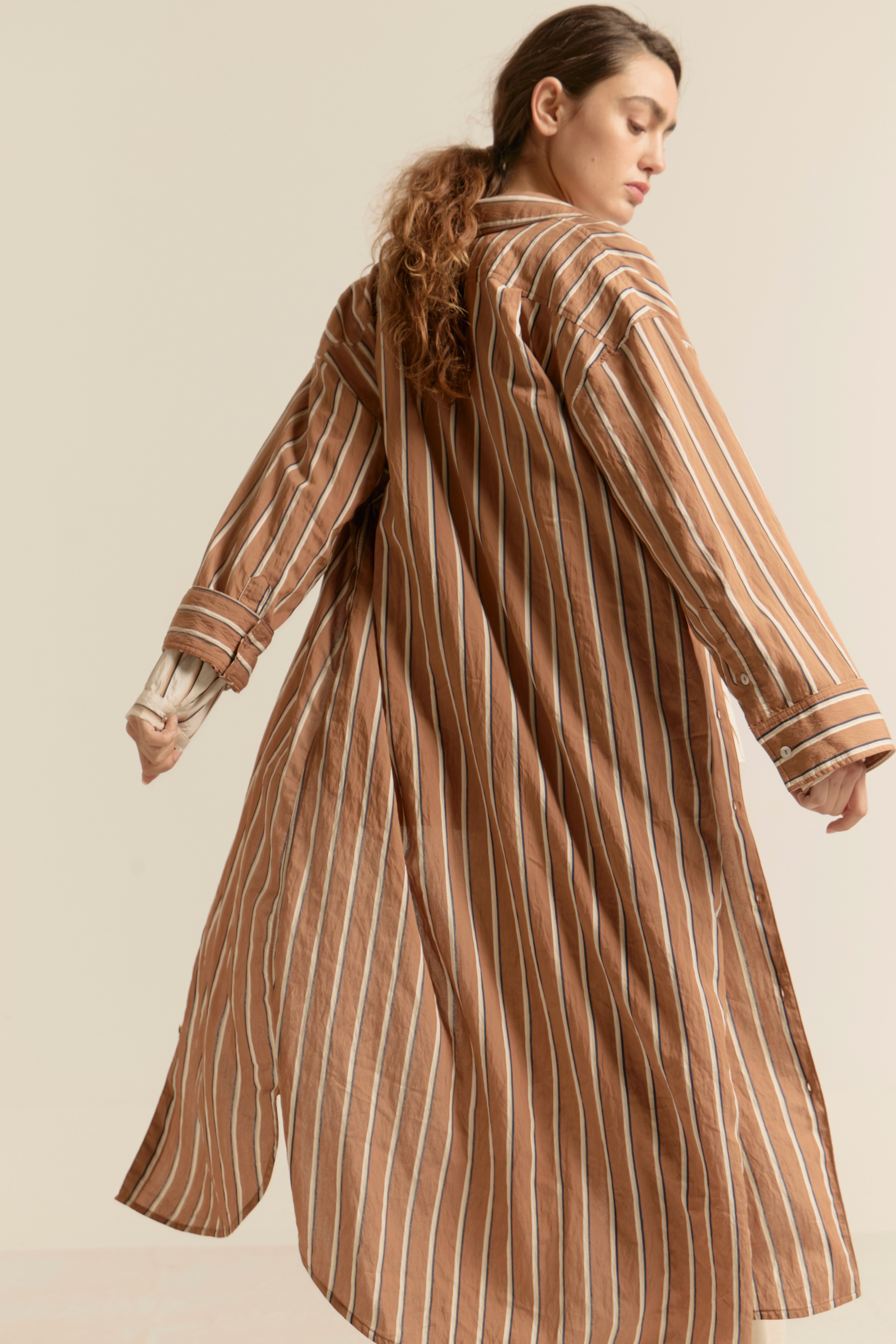 VESTIDO CAMISERO LAILA RAYAS