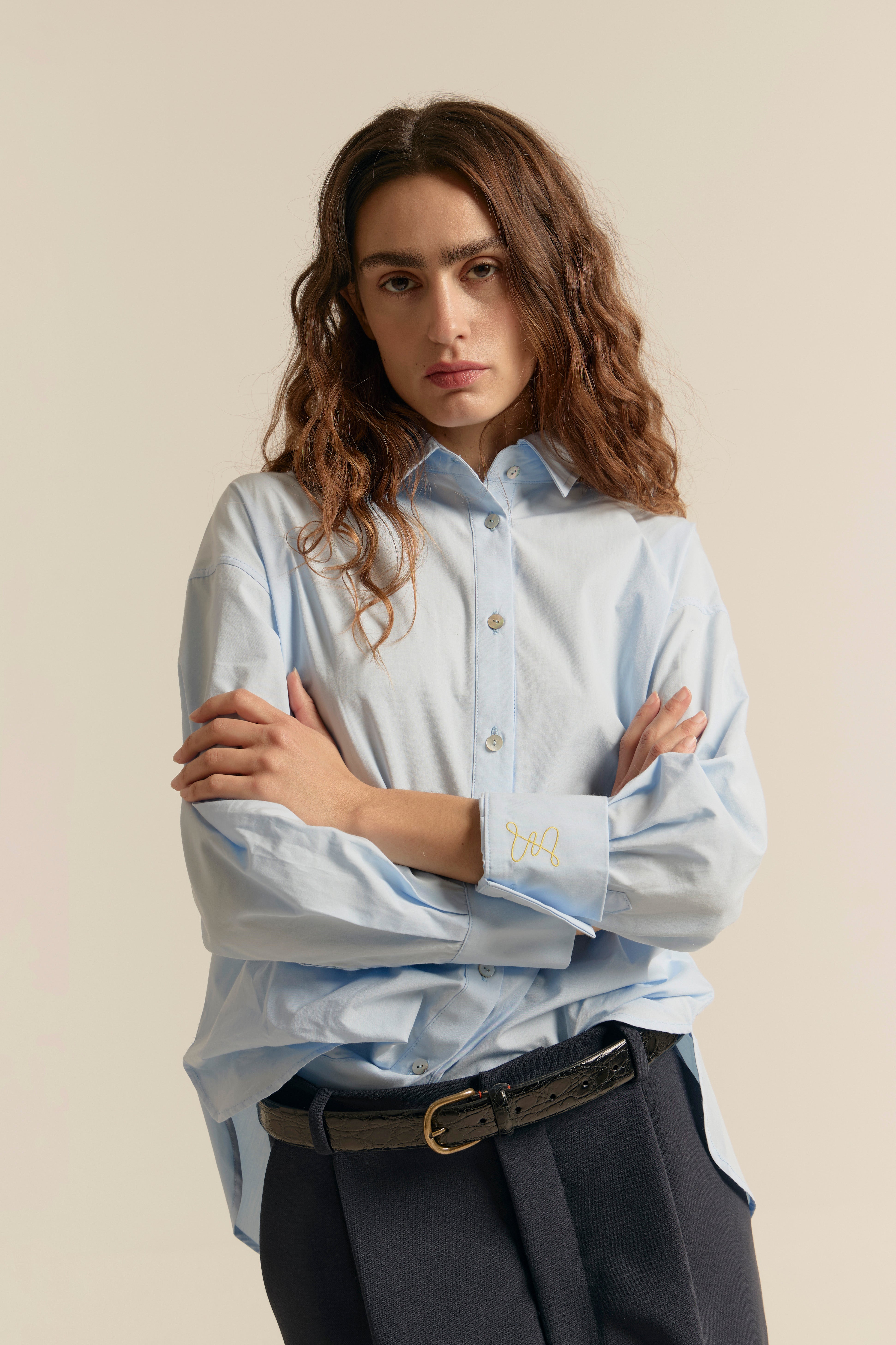 CAMISA TILDA CELESTE