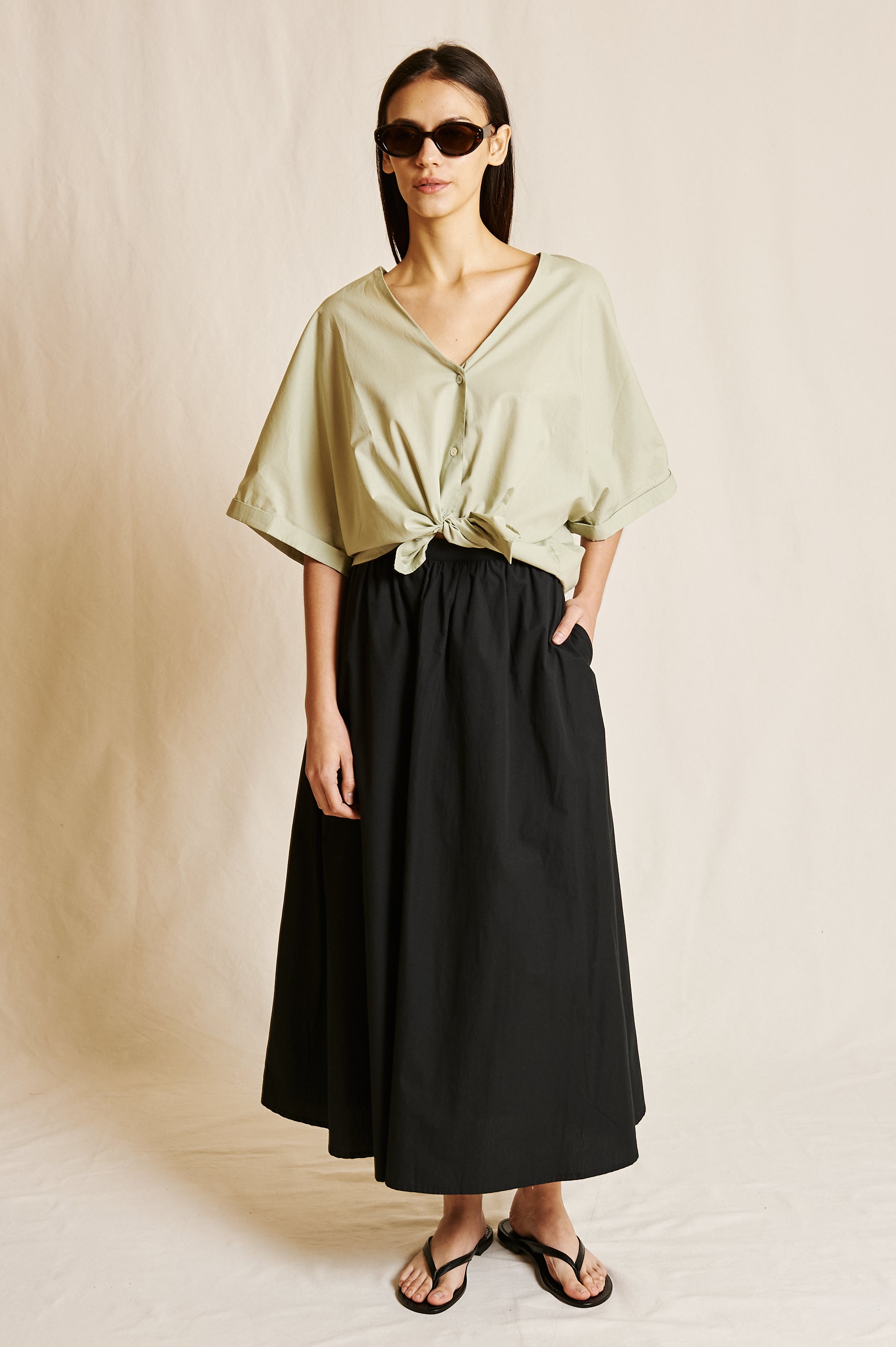 CAMILIA GREEN SHIRT