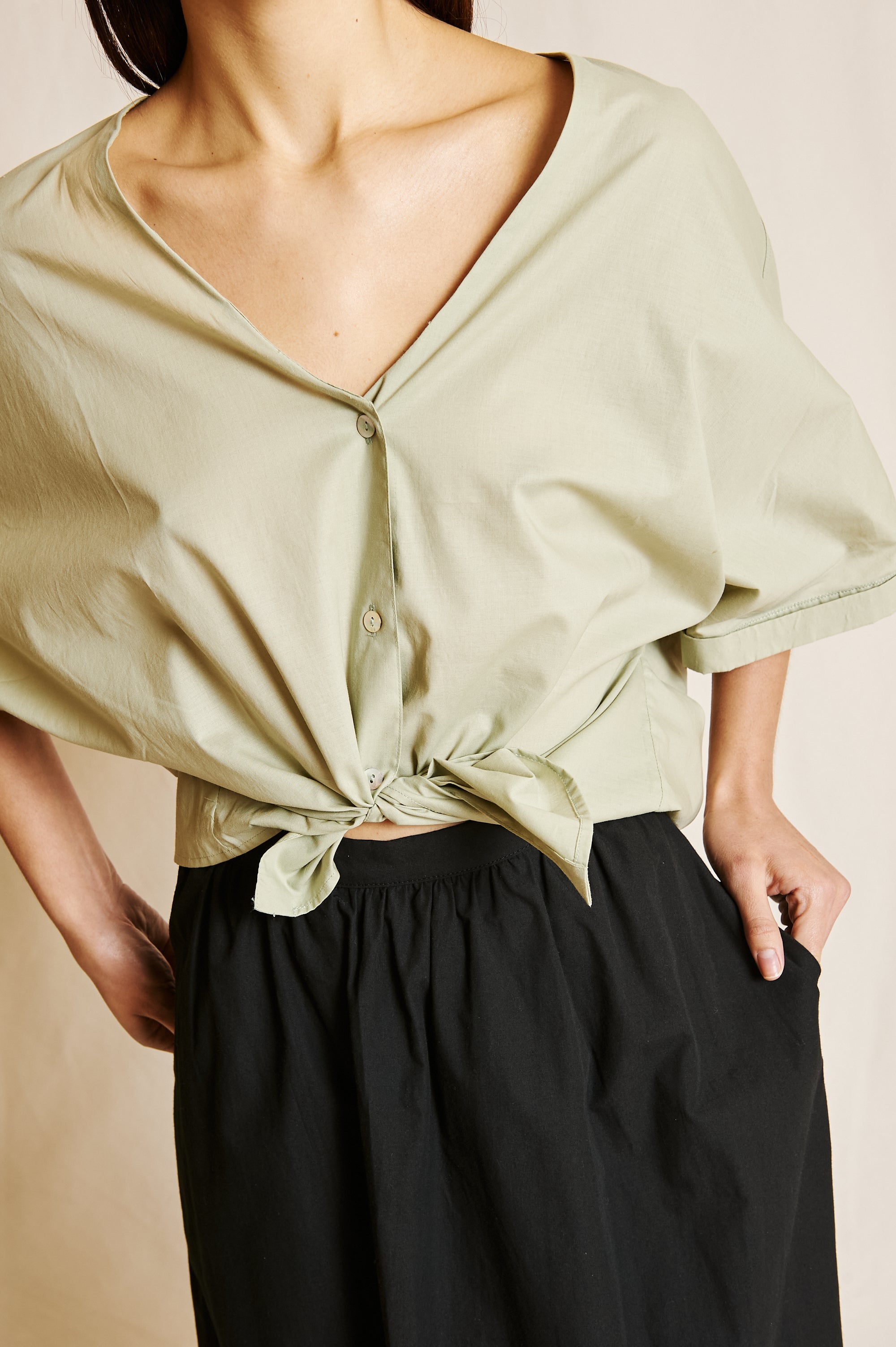 CAMILIA GREEN SHIRT