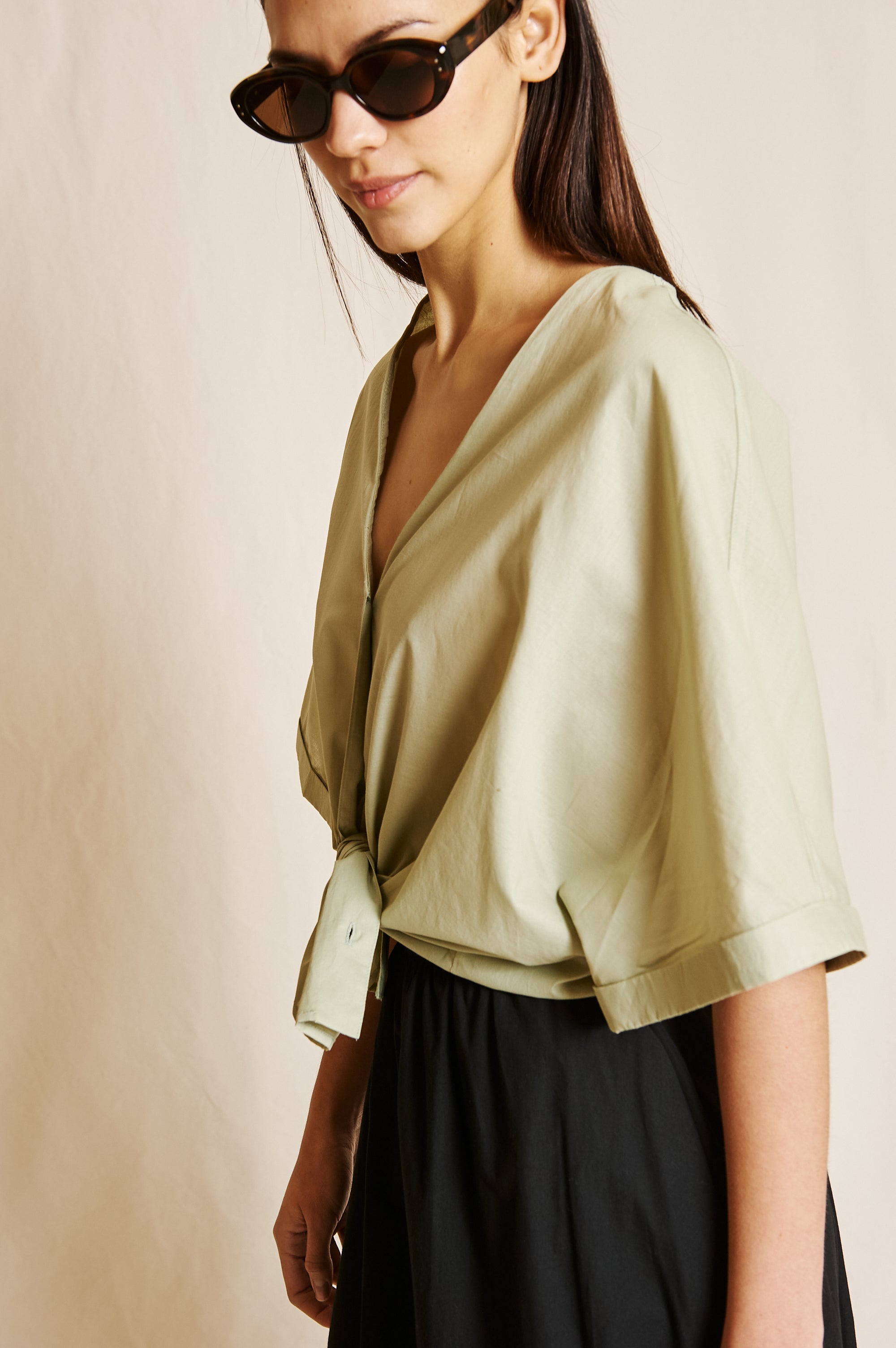 CAMILIA GREEN SHIRT