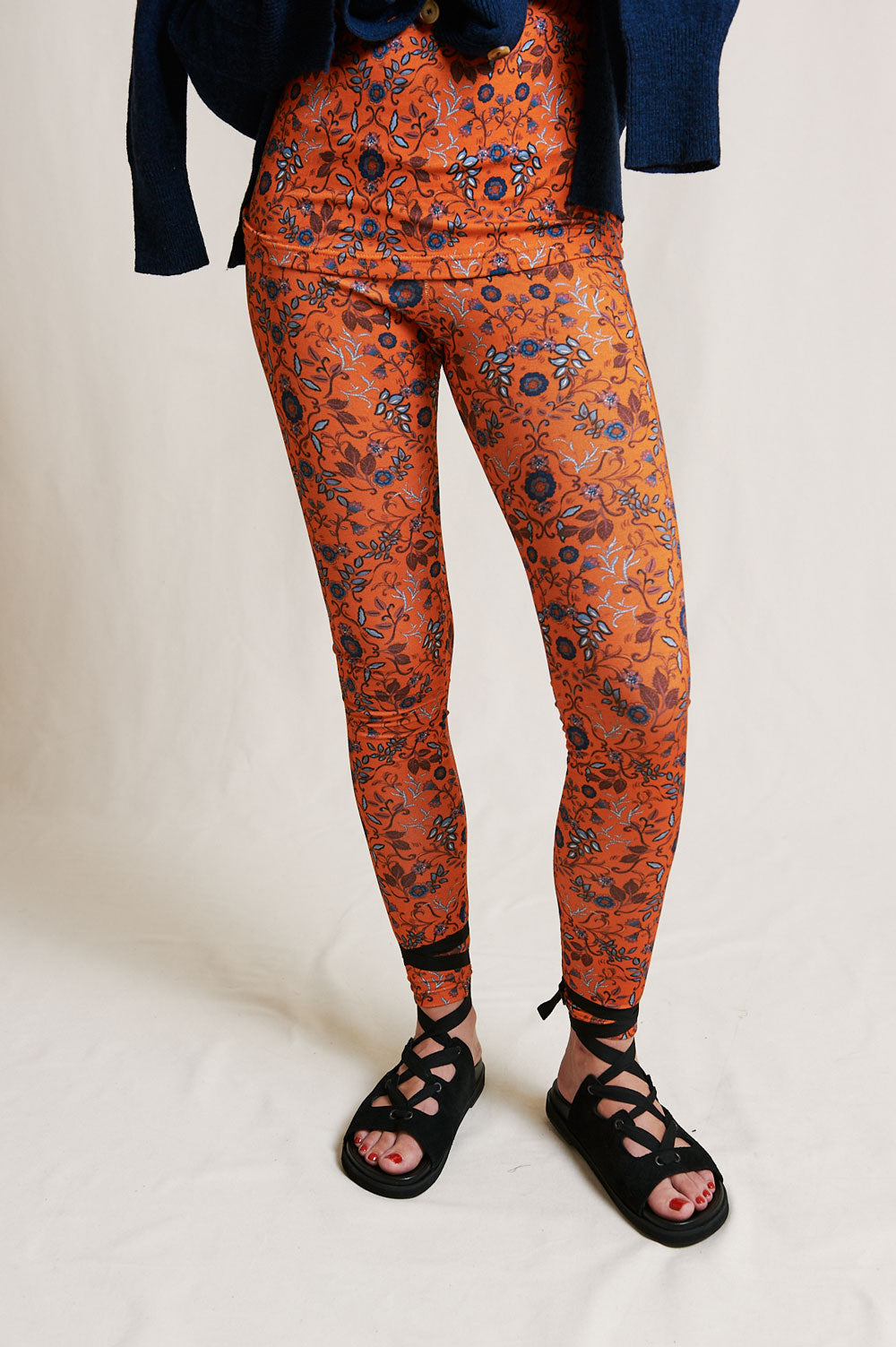 legging lilja estampado naranja