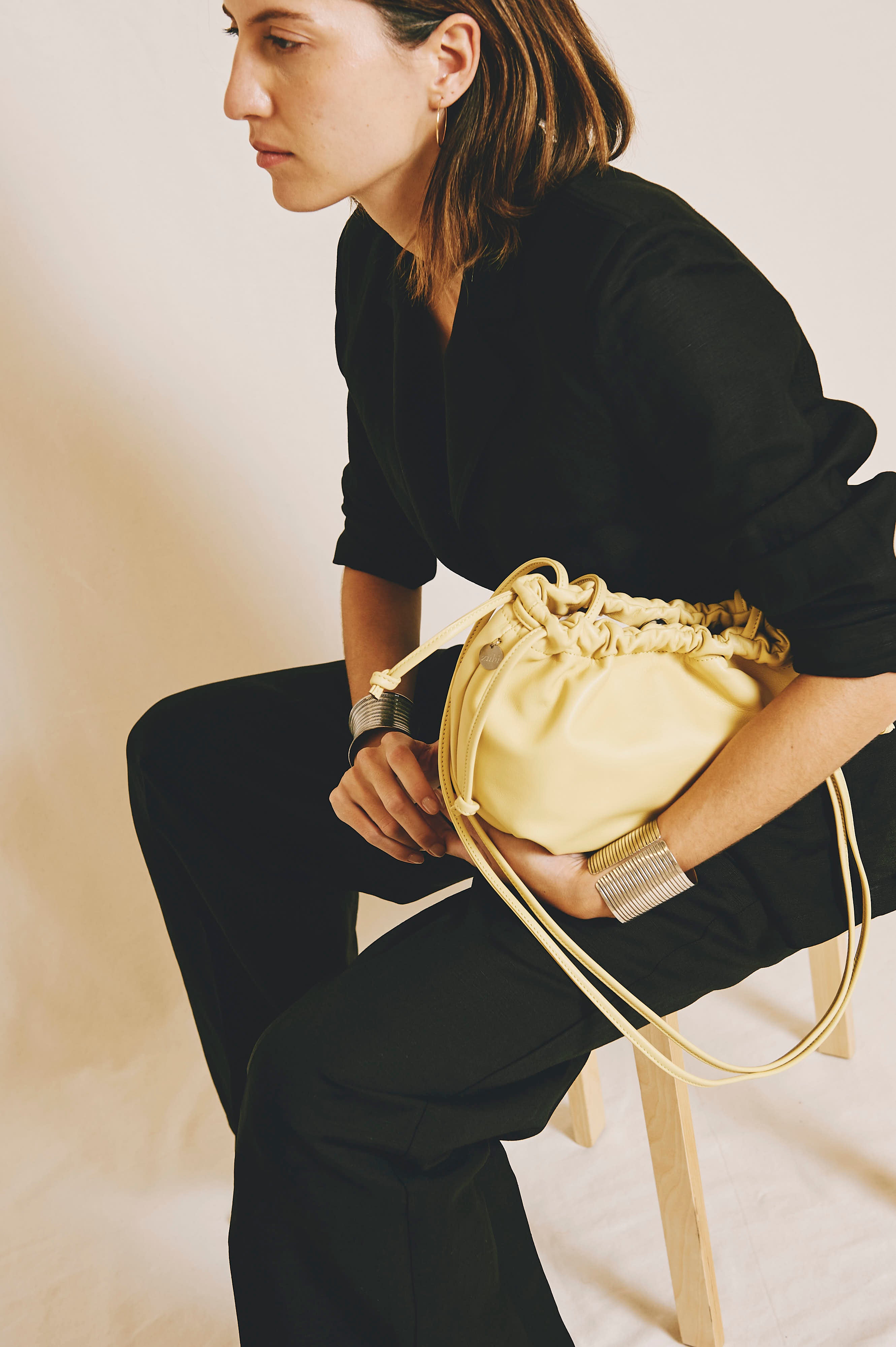 Pantalón Anette Lino Negro