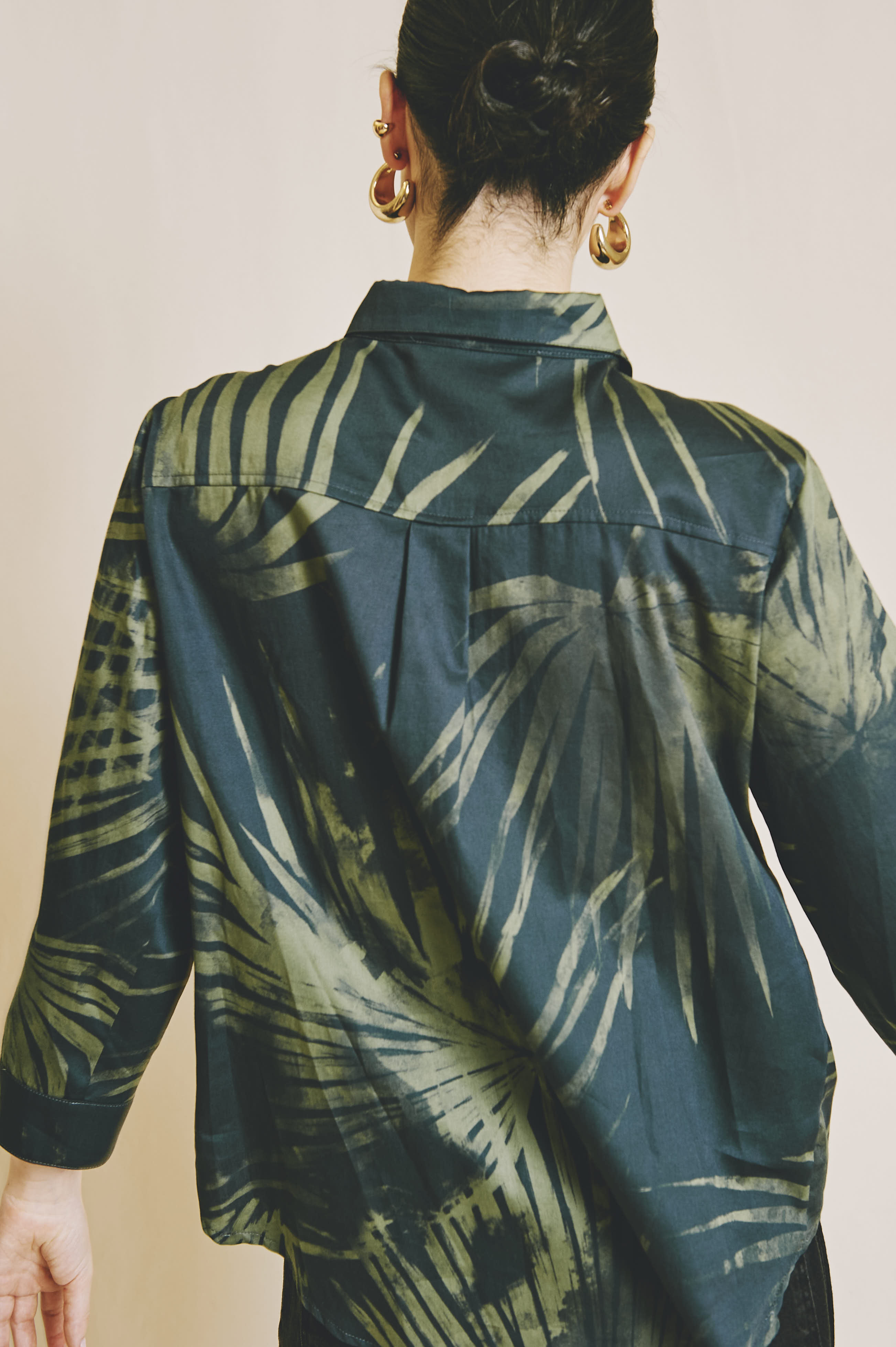 Farah Palm Tree Green Shirt
