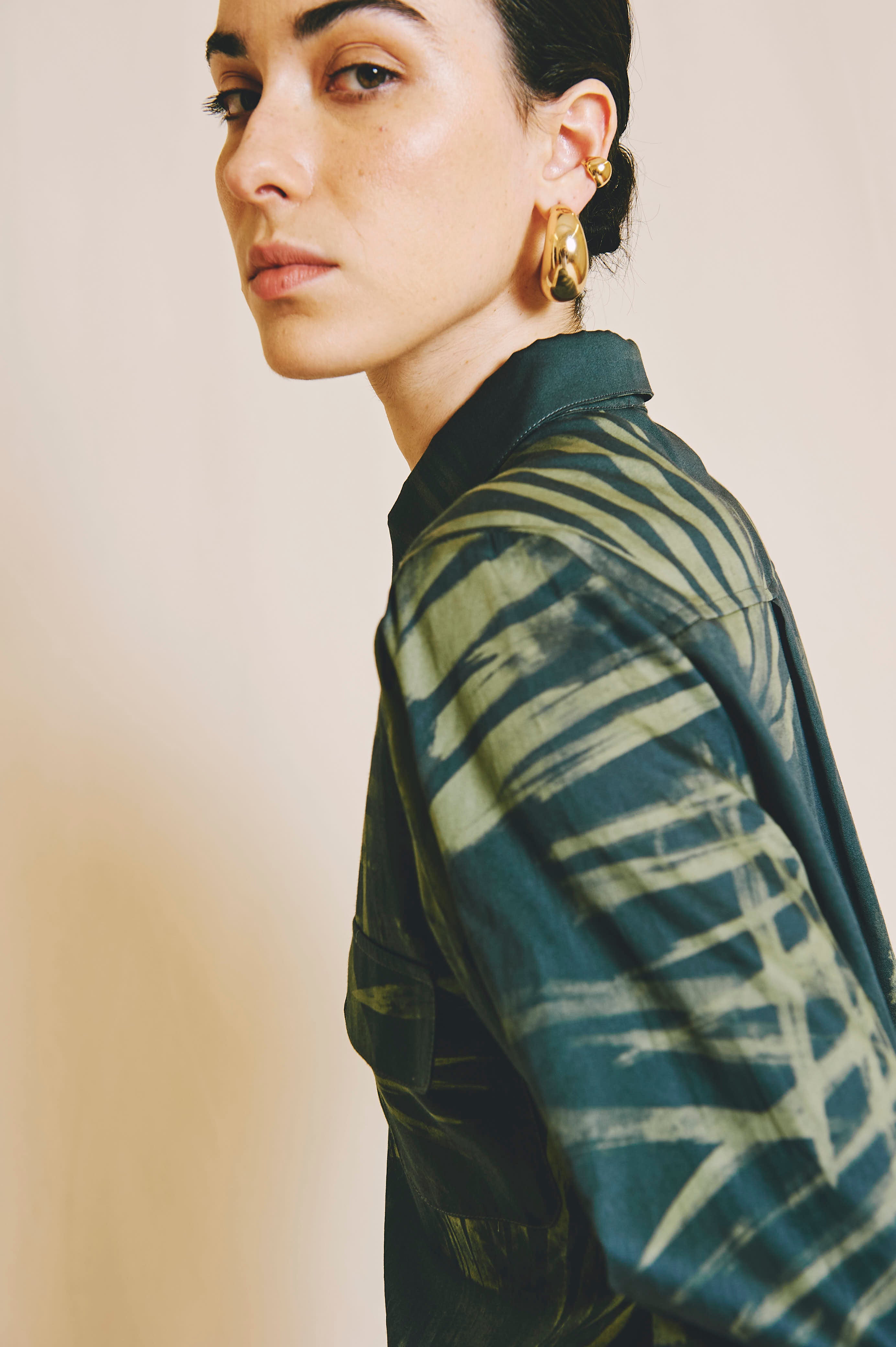 Farah Palm Tree Green Shirt
