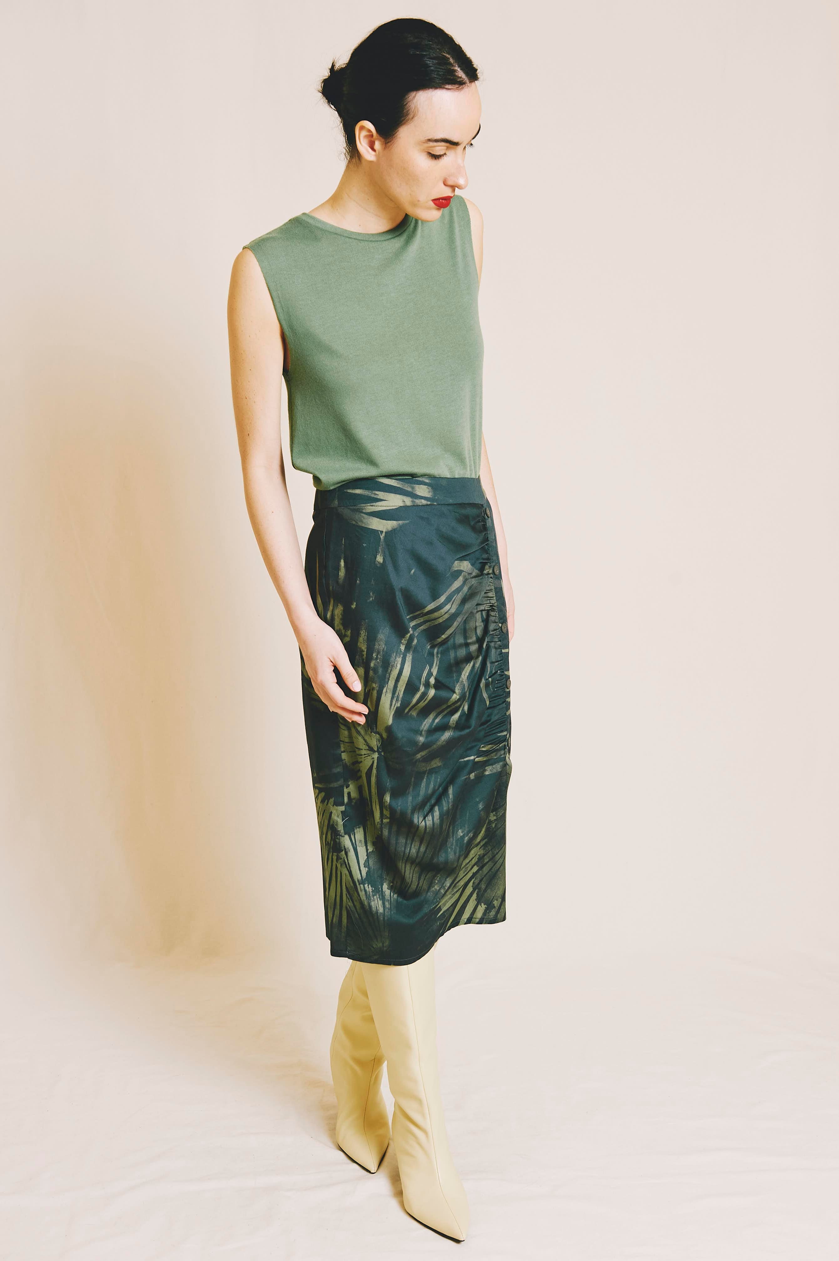 Esther Palmera Green Skirt