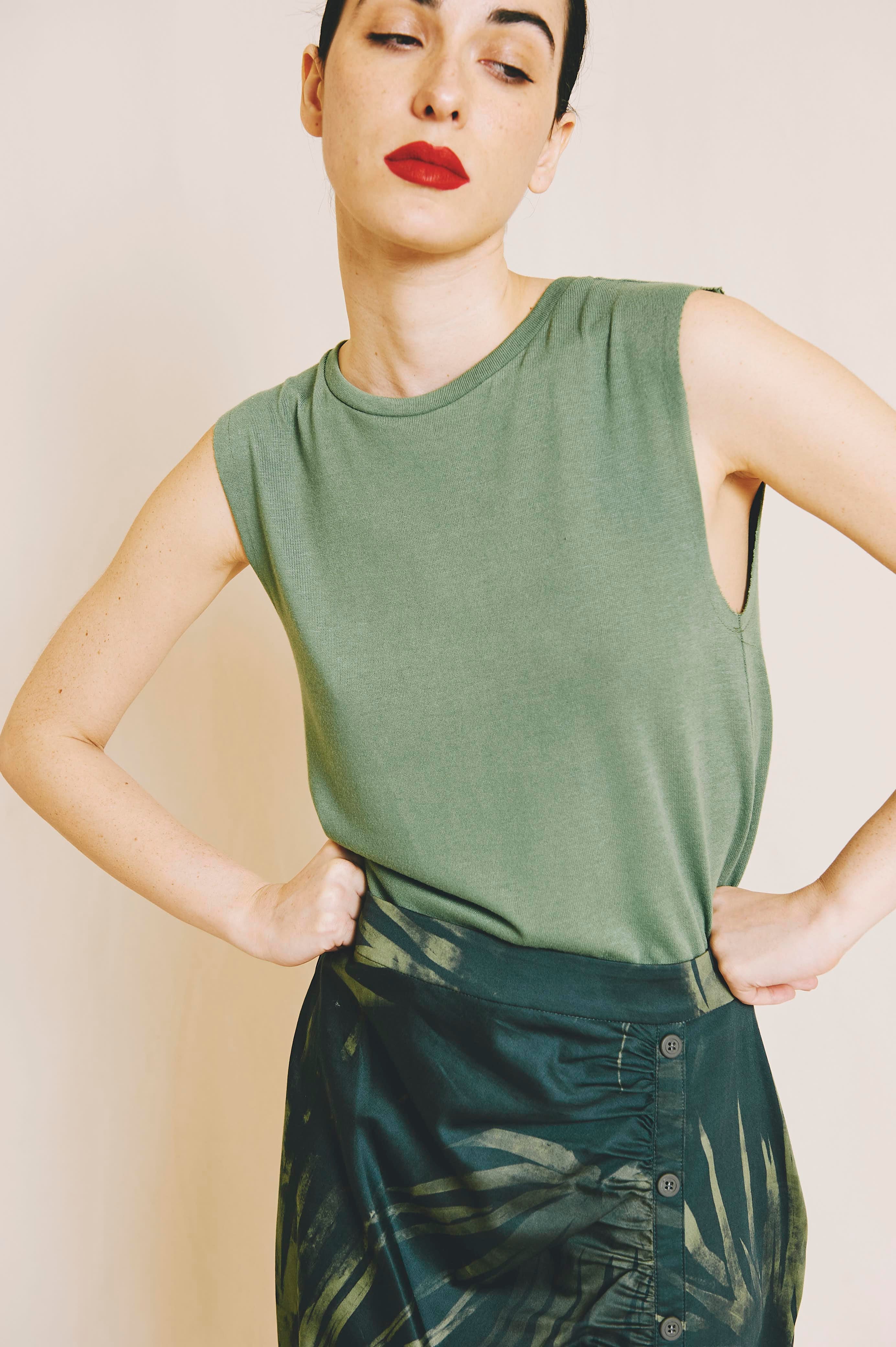Esther Palmera Green Skirt