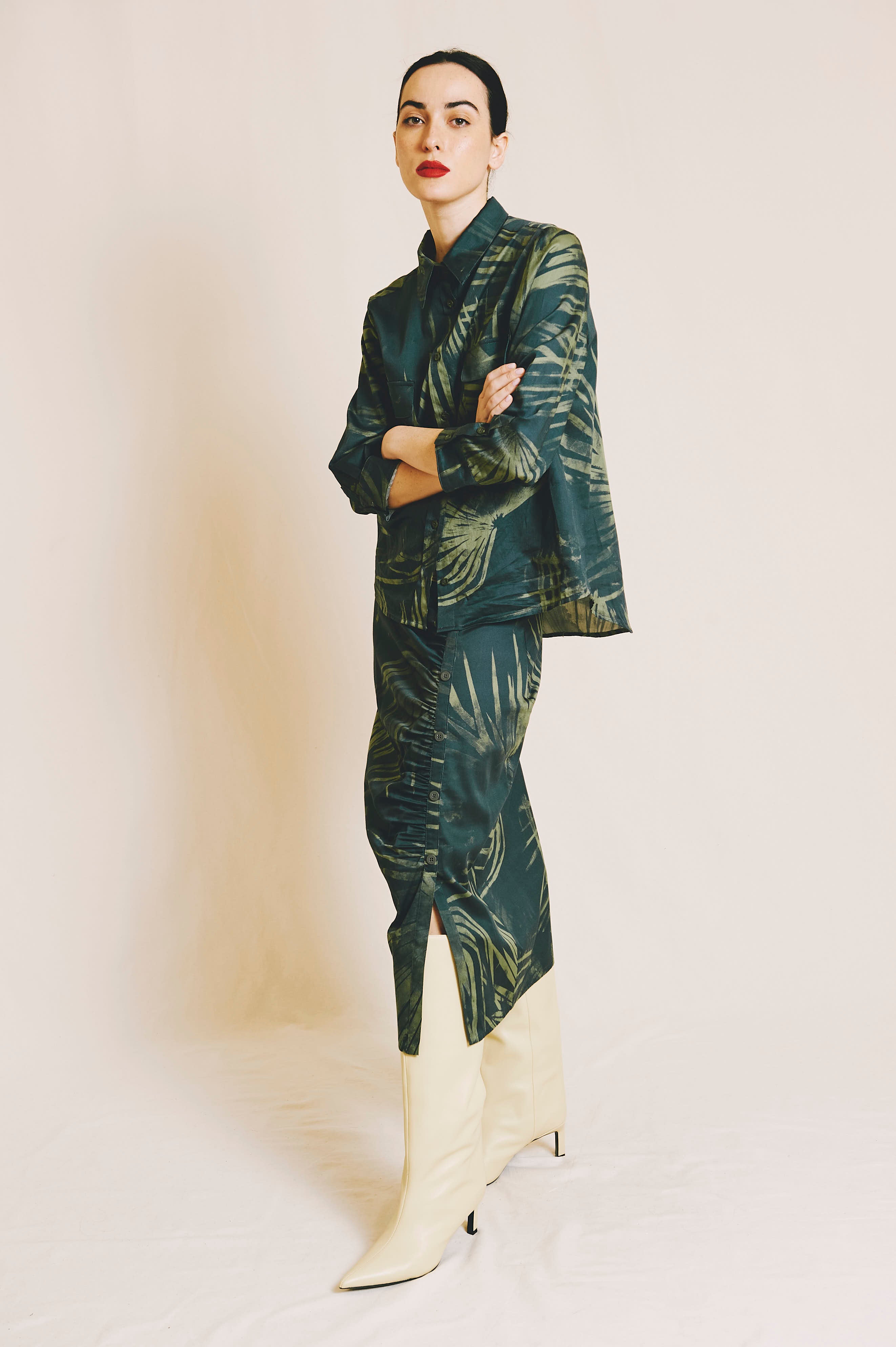 Esther Palmera Green Skirt