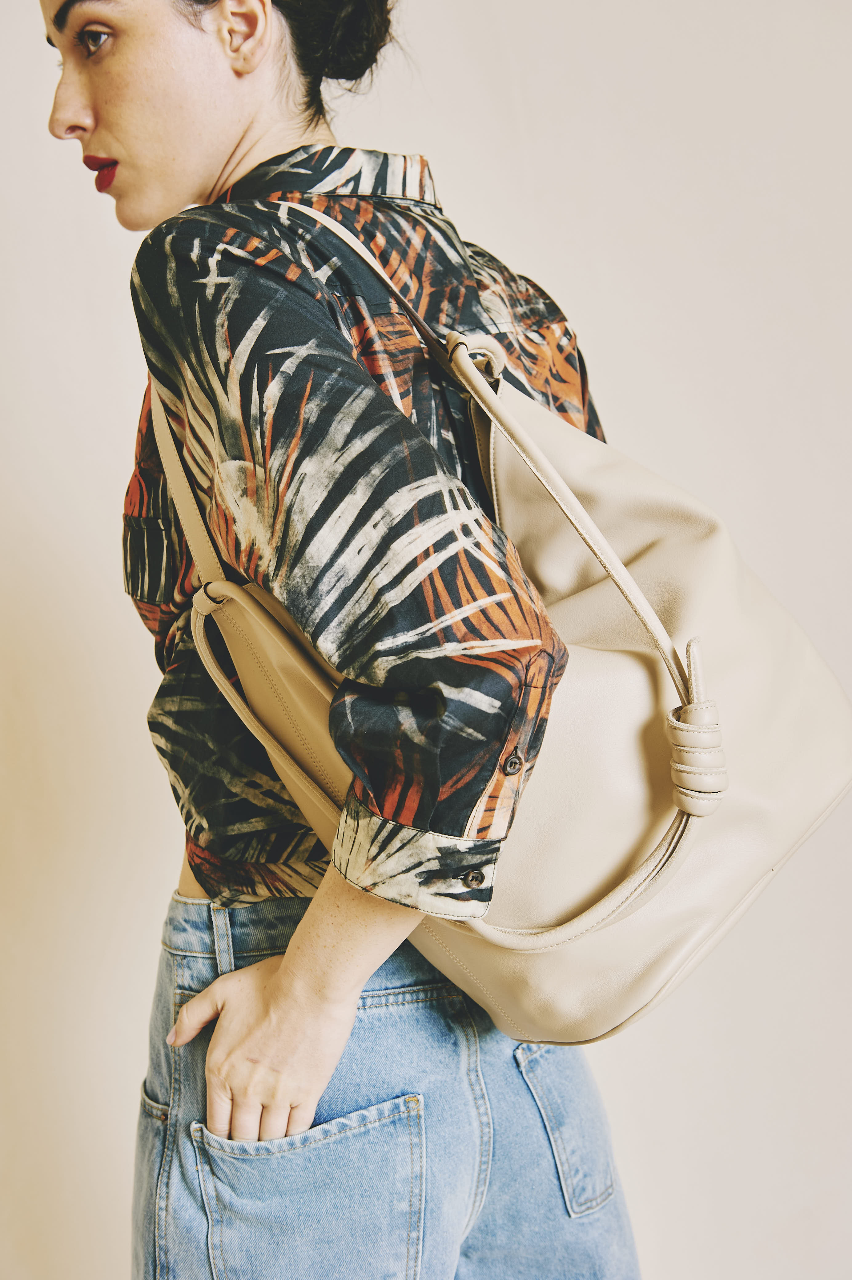 Farah Palm Tree Coral Shirt