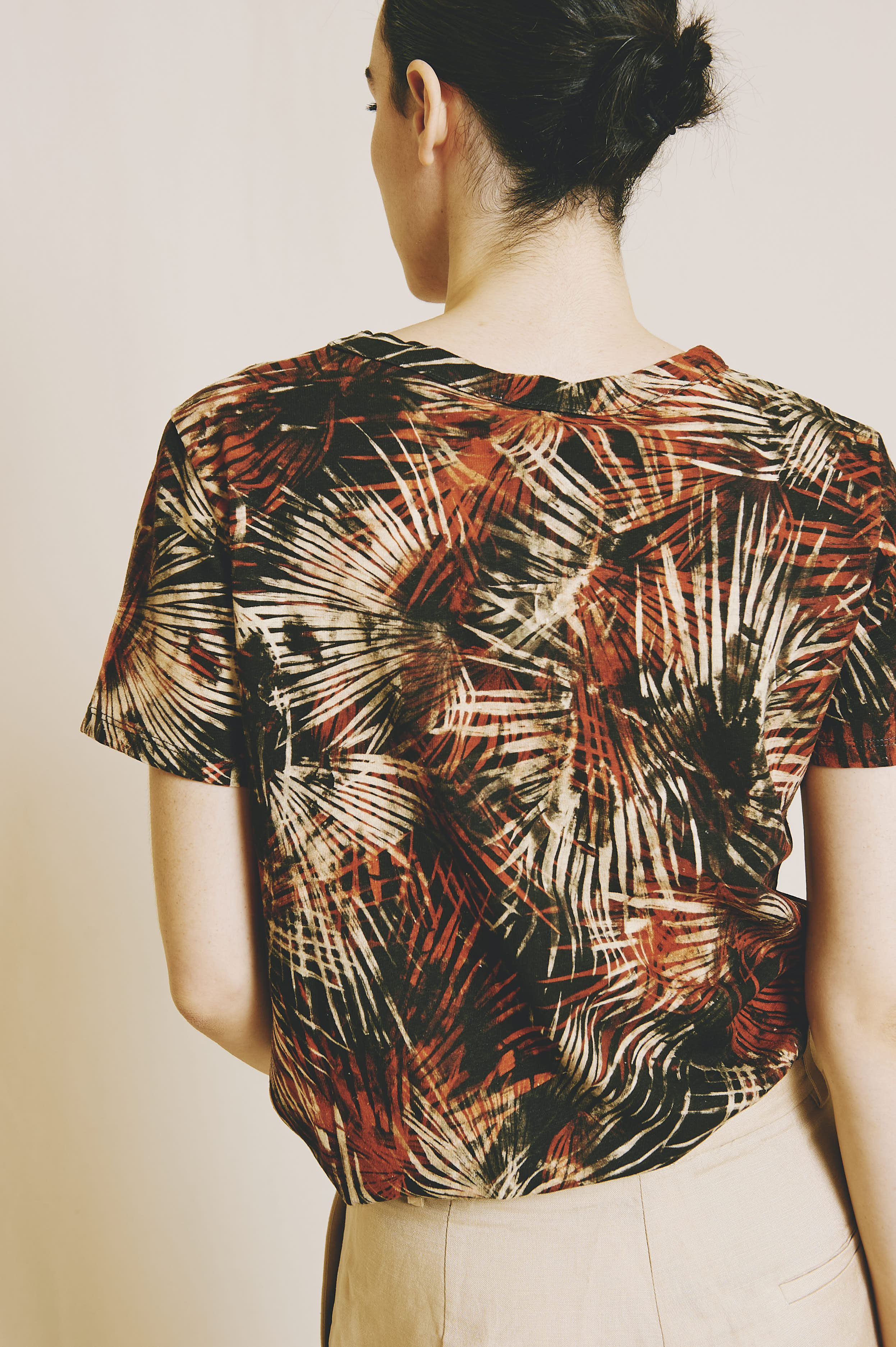 Filo Palm Tree Coral T-shirt