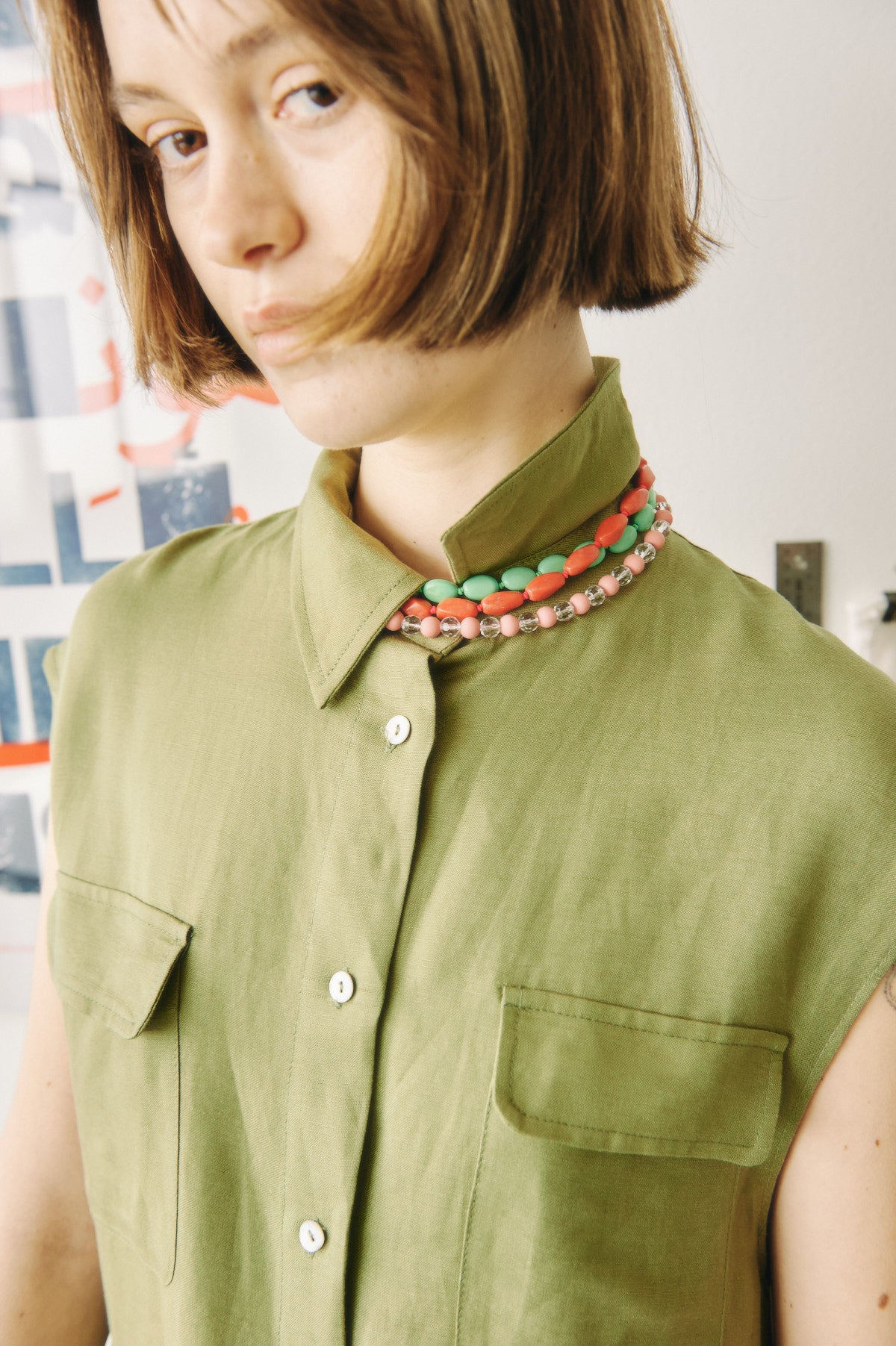 Collar O'glez polvo de coral